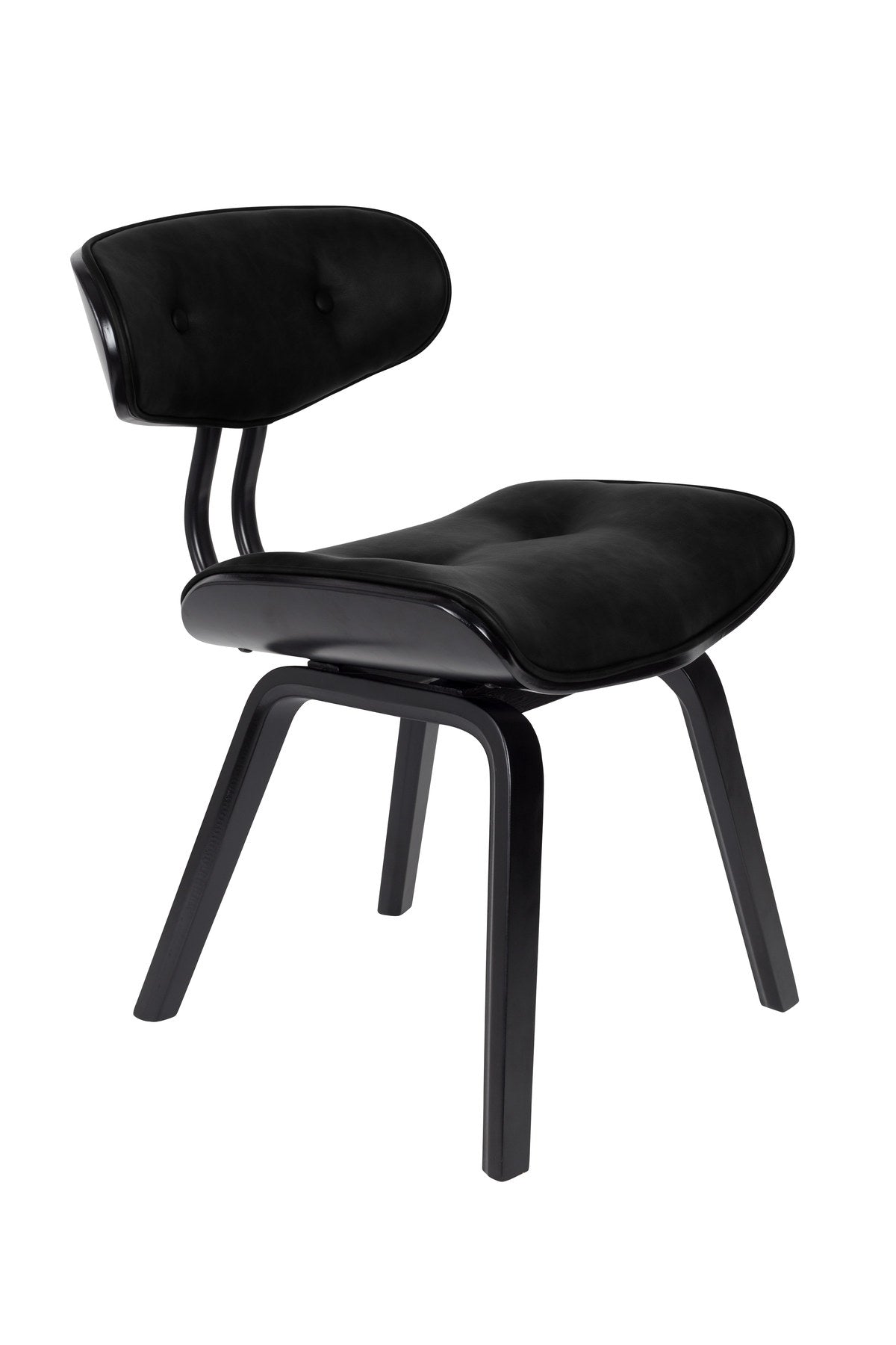 Stuhl Blackwood in Schwarz präsentiert im Onlineshop von KAQTU Design AG. Stuhl ist von Dutchbone