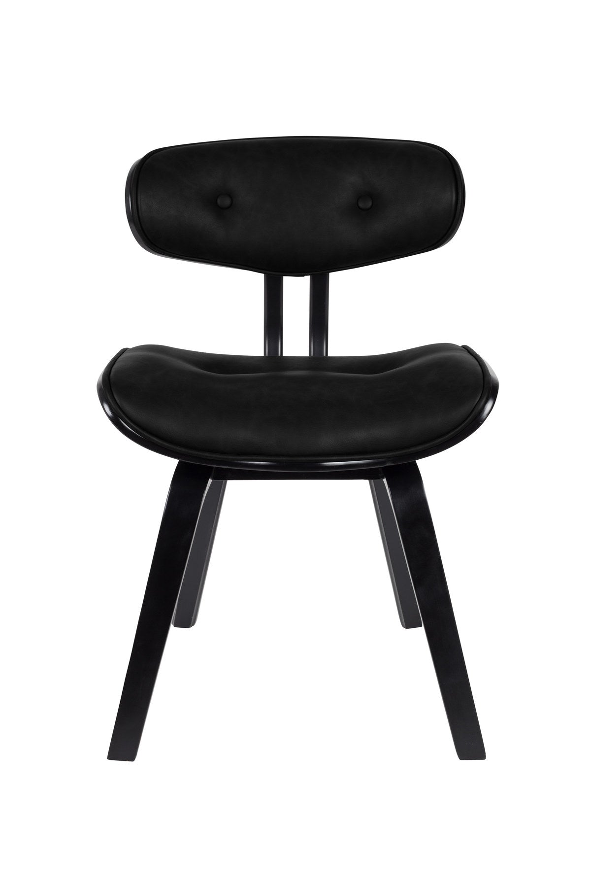 Stuhl Blackwood in Schwarz präsentiert im Onlineshop von KAQTU Design AG. Stuhl ist von Dutchbone
