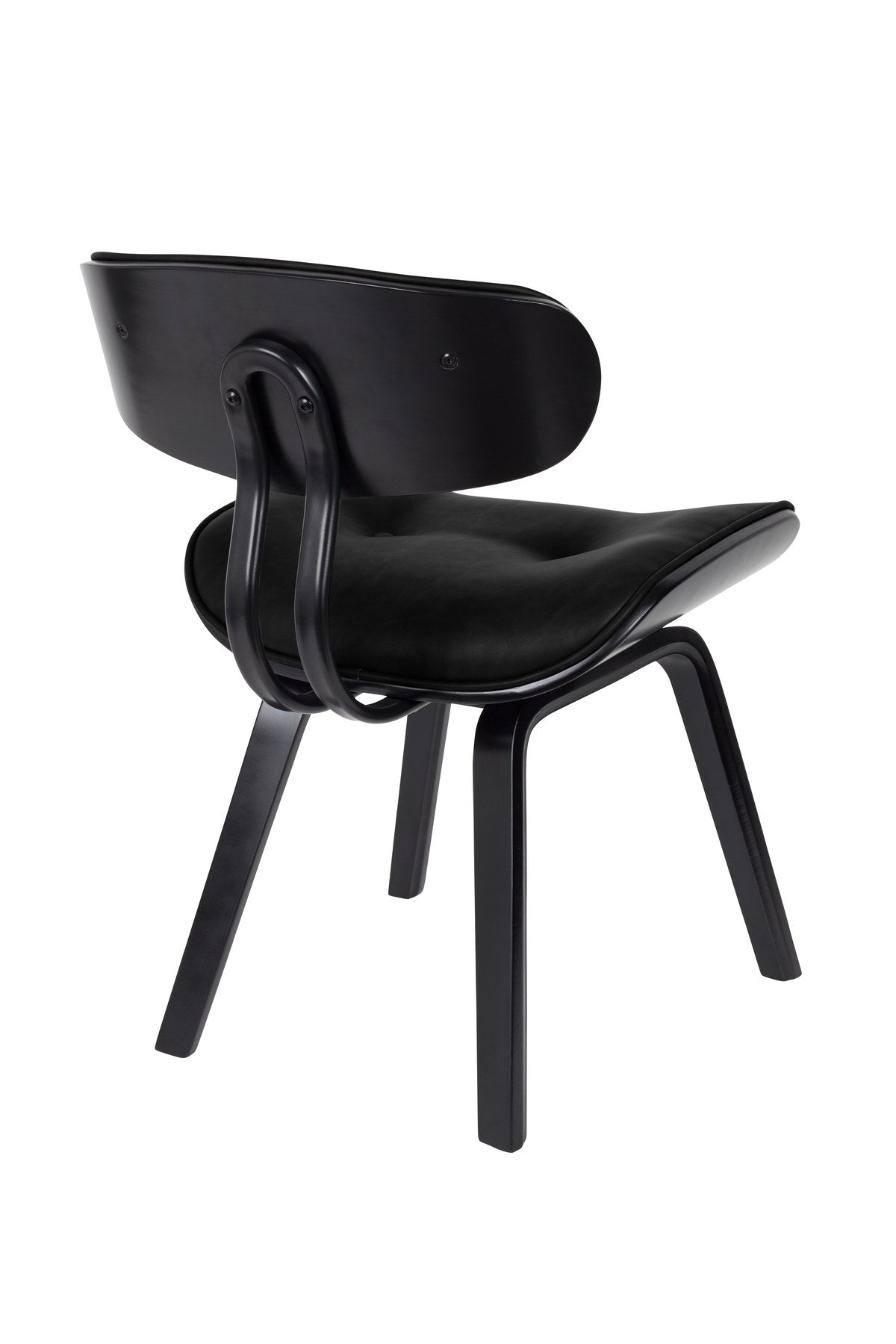 Stuhl Blackwood in Schwarz präsentiert im Onlineshop von KAQTU Design AG. Stuhl ist von Dutchbone