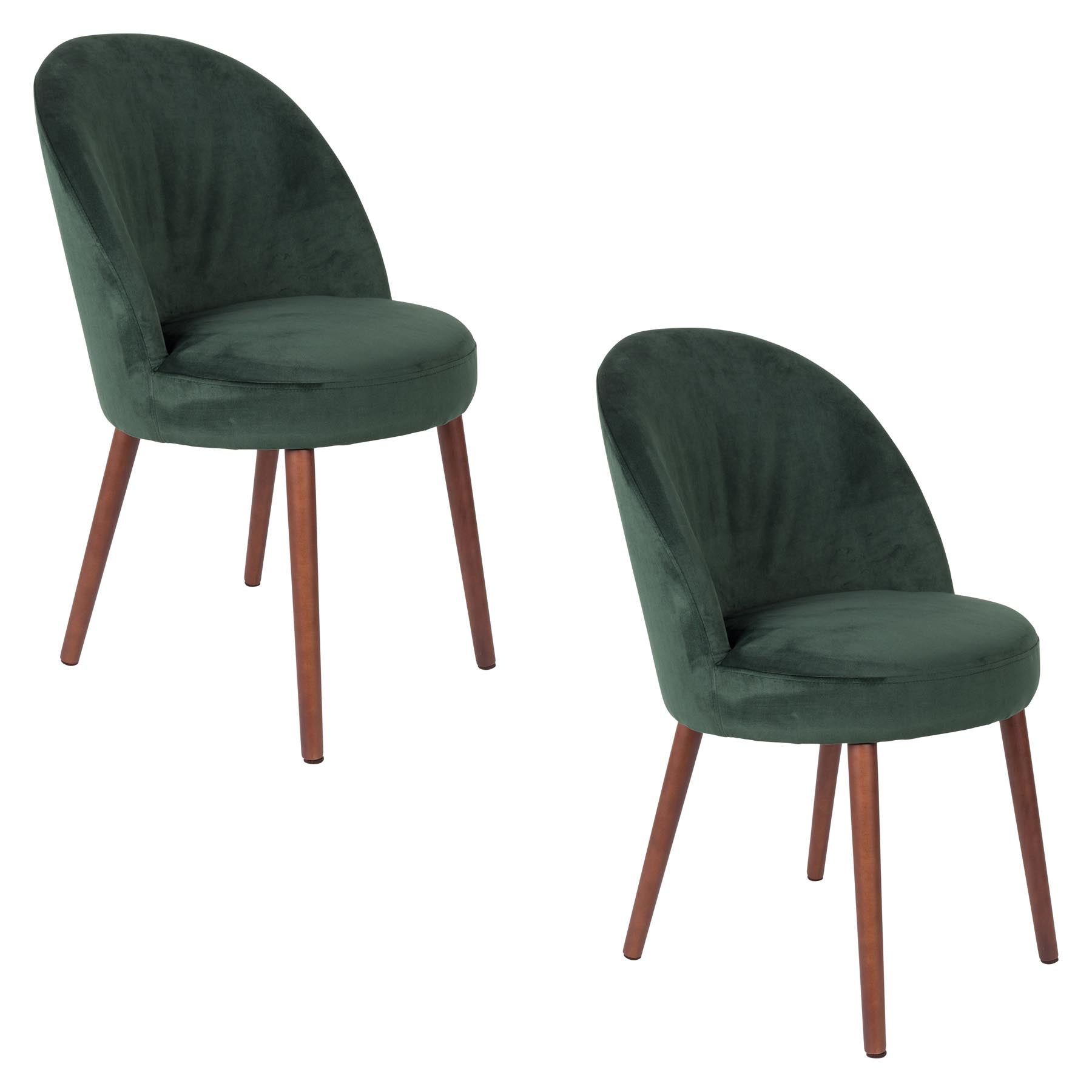 Stuhl Barbara in Grün präsentiert im Onlineshop von KAQTU Design AG. Stuhl ist von Dutchbone