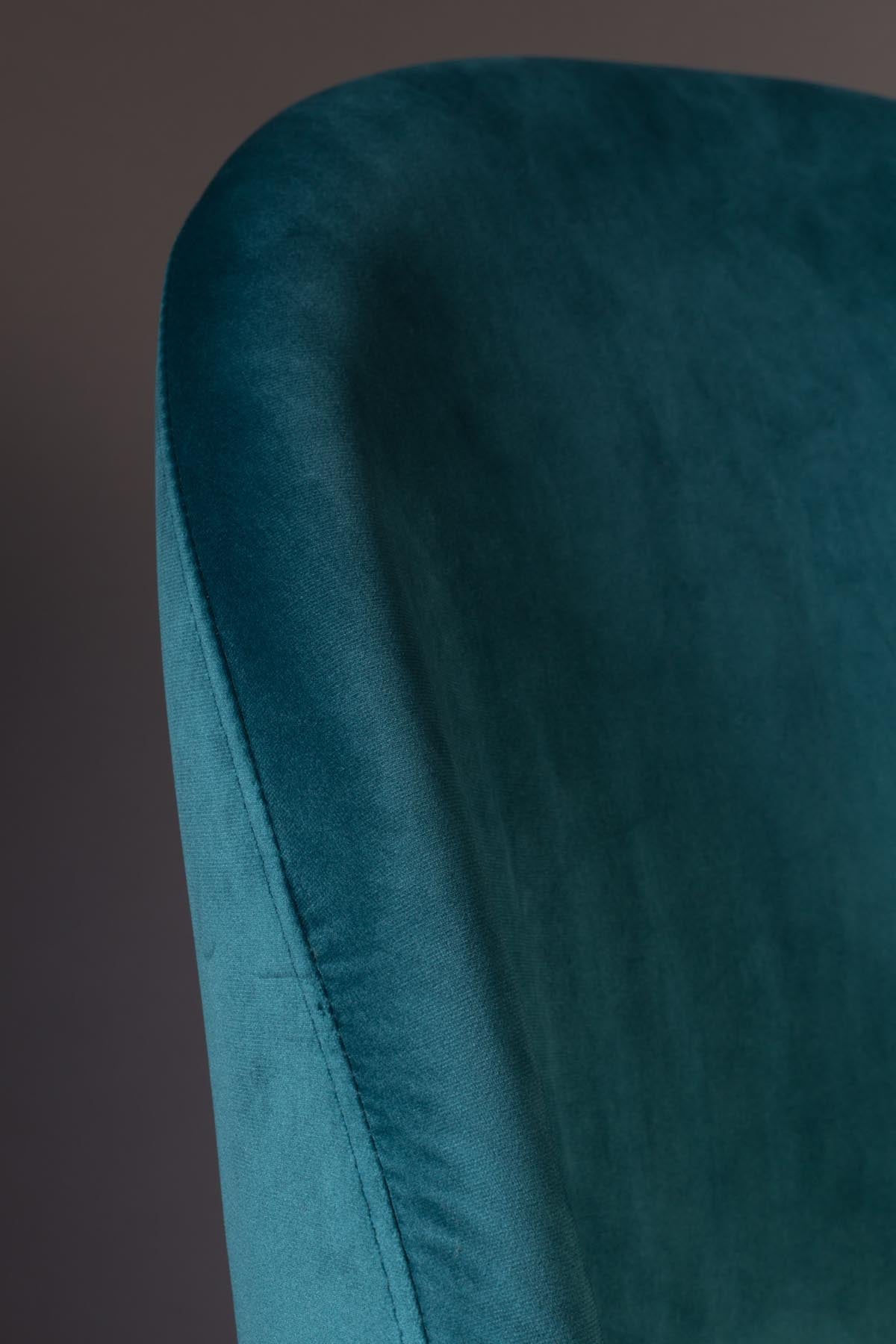 Stuhl Barbara in Petrol präsentiert im Onlineshop von KAQTU Design AG. Stuhl ist von Dutchbone