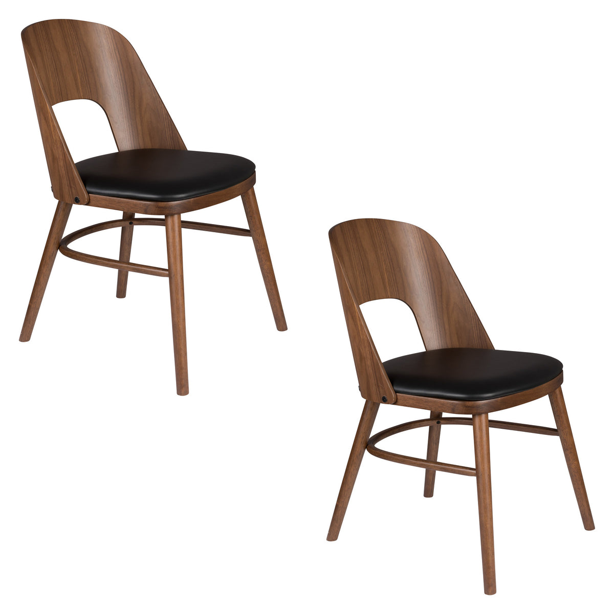 Stuhl Talika in Braun präsentiert im Onlineshop von KAQTU Design AG. Stuhl ist von Dutchbone