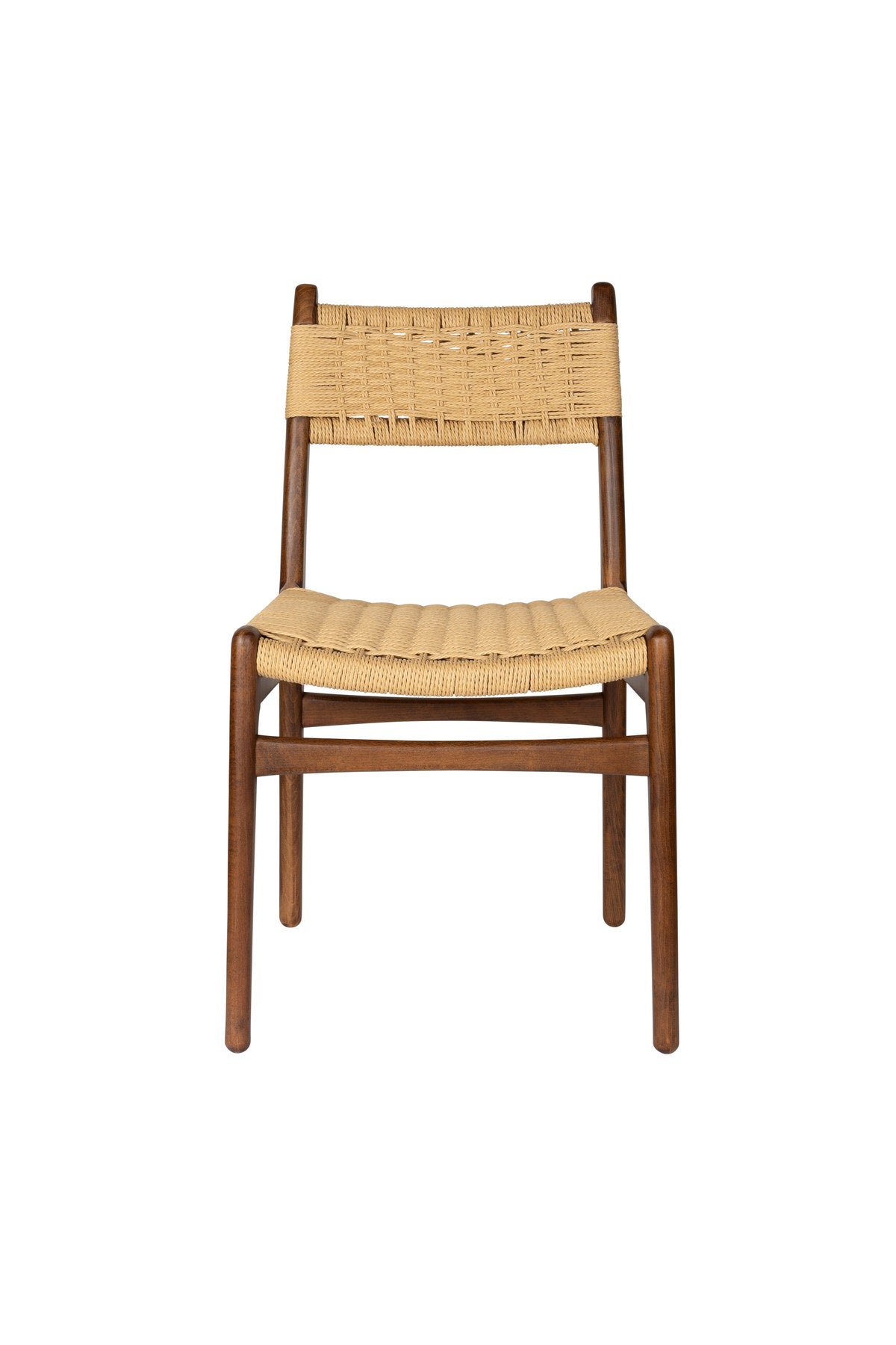 Stuhl Cecile in Braun präsentiert im Onlineshop von KAQTU Design AG. Stuhl ist von Dutchbone