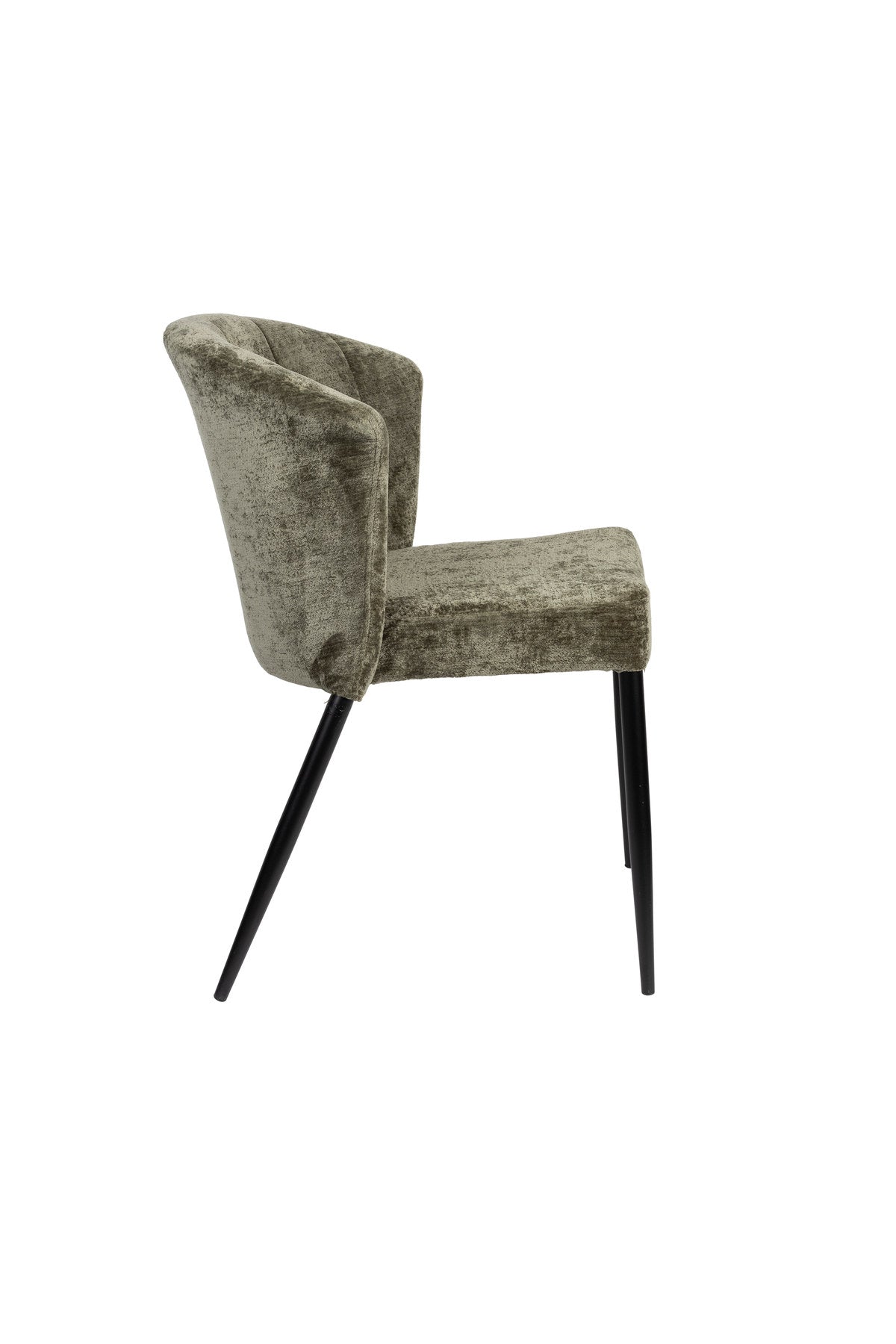 Stuhl Georgia Grün in Grün präsentiert im Onlineshop von KAQTU Design AG. Schalenstuhl ist von Dutchbone