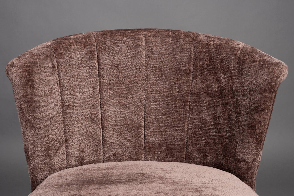 Stuhl Georgia Lila in Lila präsentiert im Onlineshop von KAQTU Design AG. Stuhl ist von Dutchbone