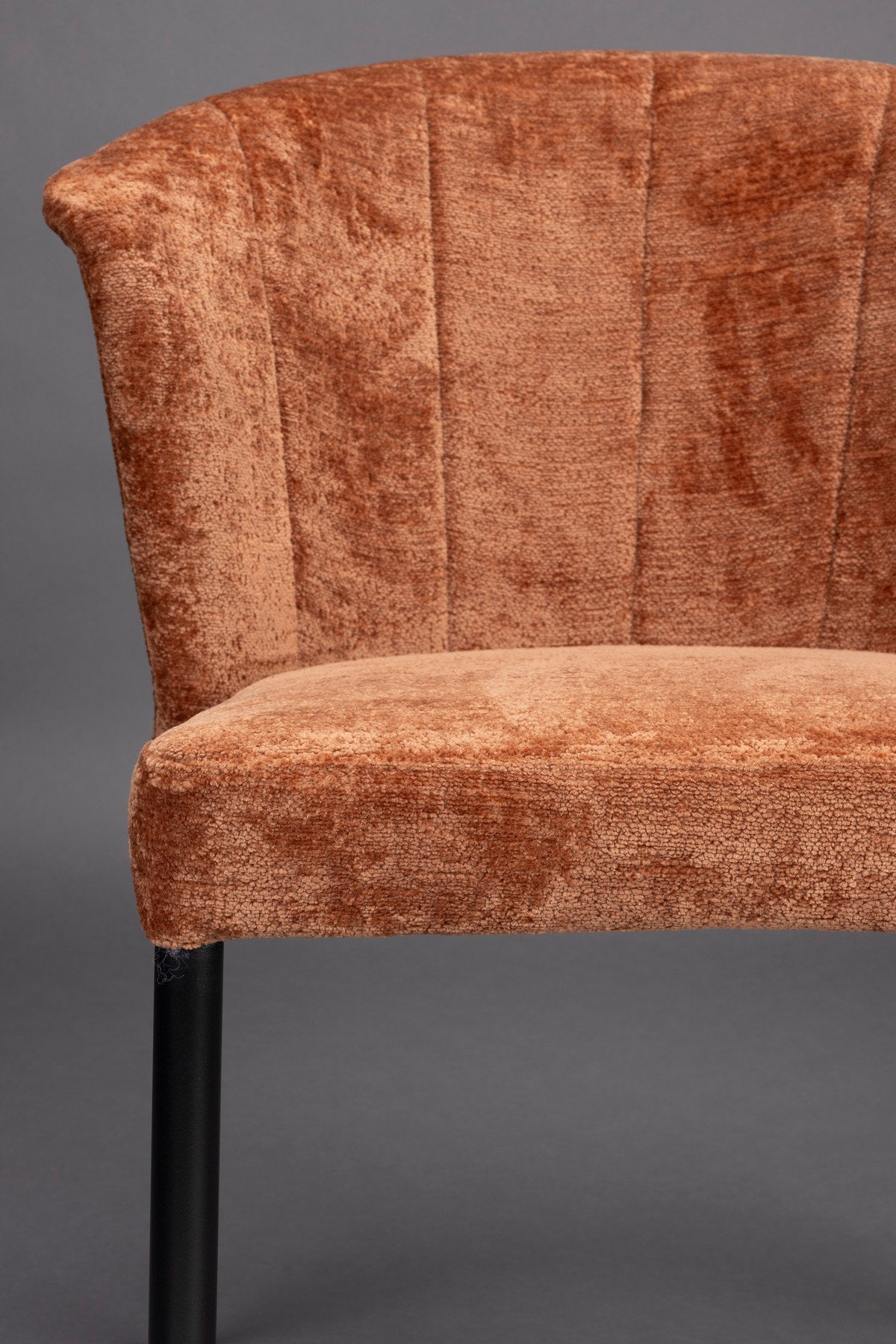 Stuhl Georgia Terra in Rot präsentiert im Onlineshop von KAQTU Design AG. Schalenstuhl ist von Dutchbone