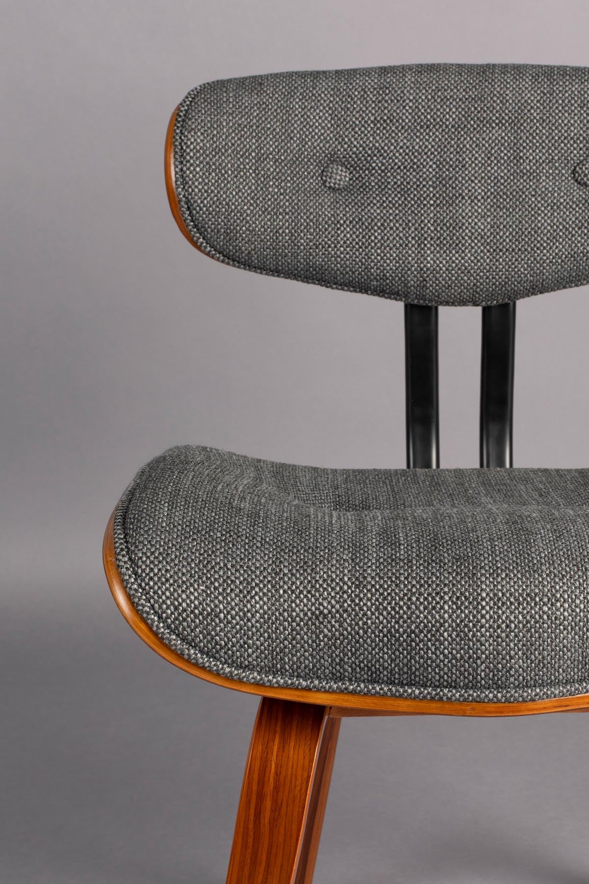 Stuhl Blackwood Grey in Schwarz präsentiert im Onlineshop von KAQTU Design AG. Schalenstuhl ist von Dutchbone