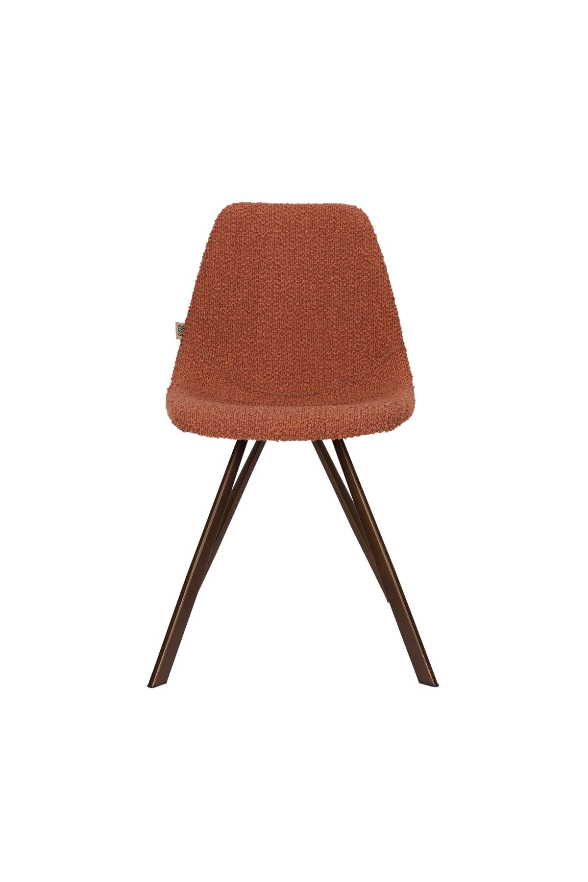 Franky Stuhl Bouclé in Schwarz präsentiert im Onlineshop von KAQTU Design AG. Stuhl ist von Dutchbone