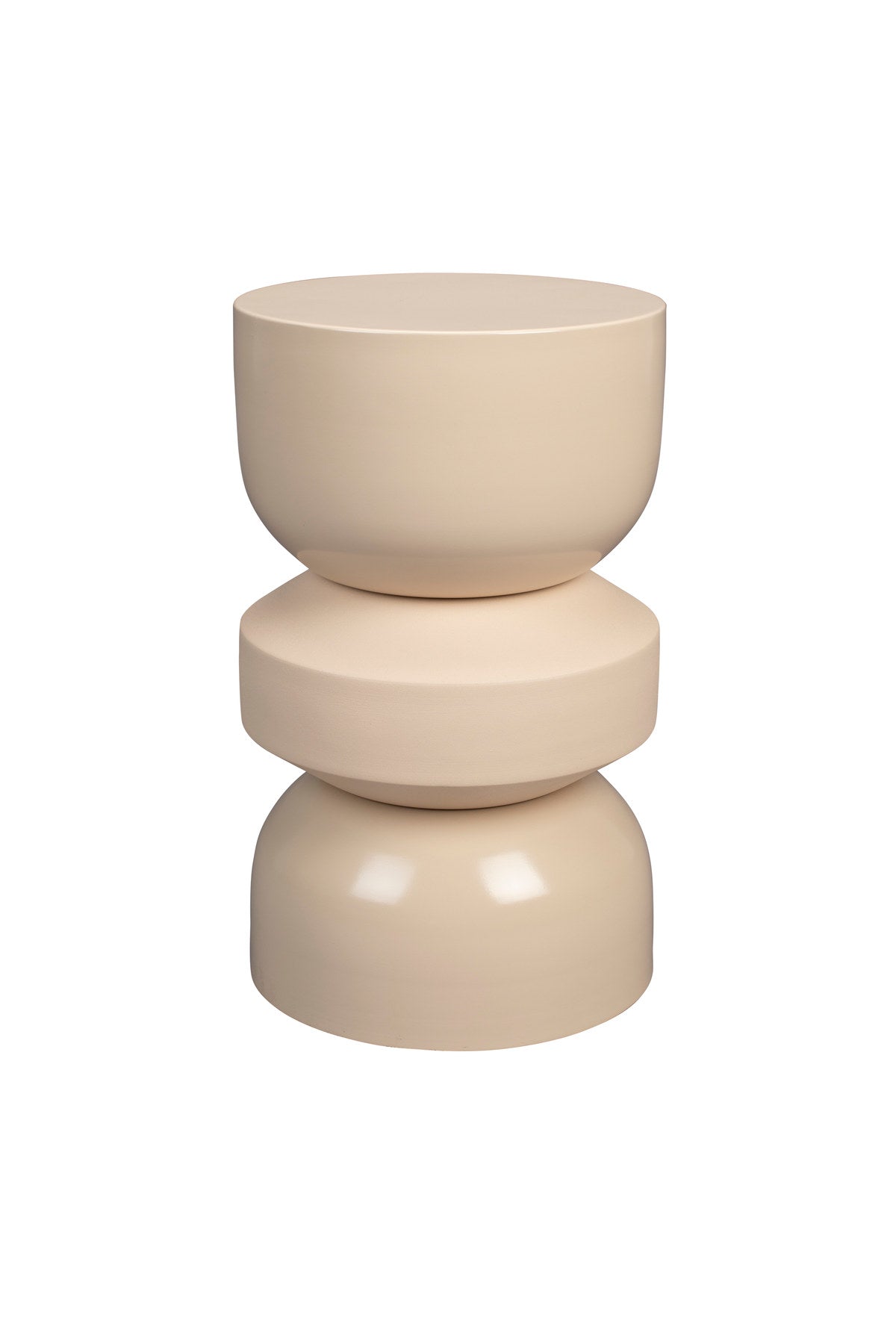 Hocker Apollo Beige in Rot präsentiert im Onlineshop von KAQTU Design AG. Hocker ist von Dutchbone