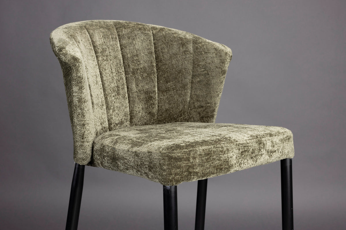 Barhocker Georgia Grün in Grün präsentiert im Onlineshop von KAQTU Design AG. Barstuhl ist von Dutchbone
