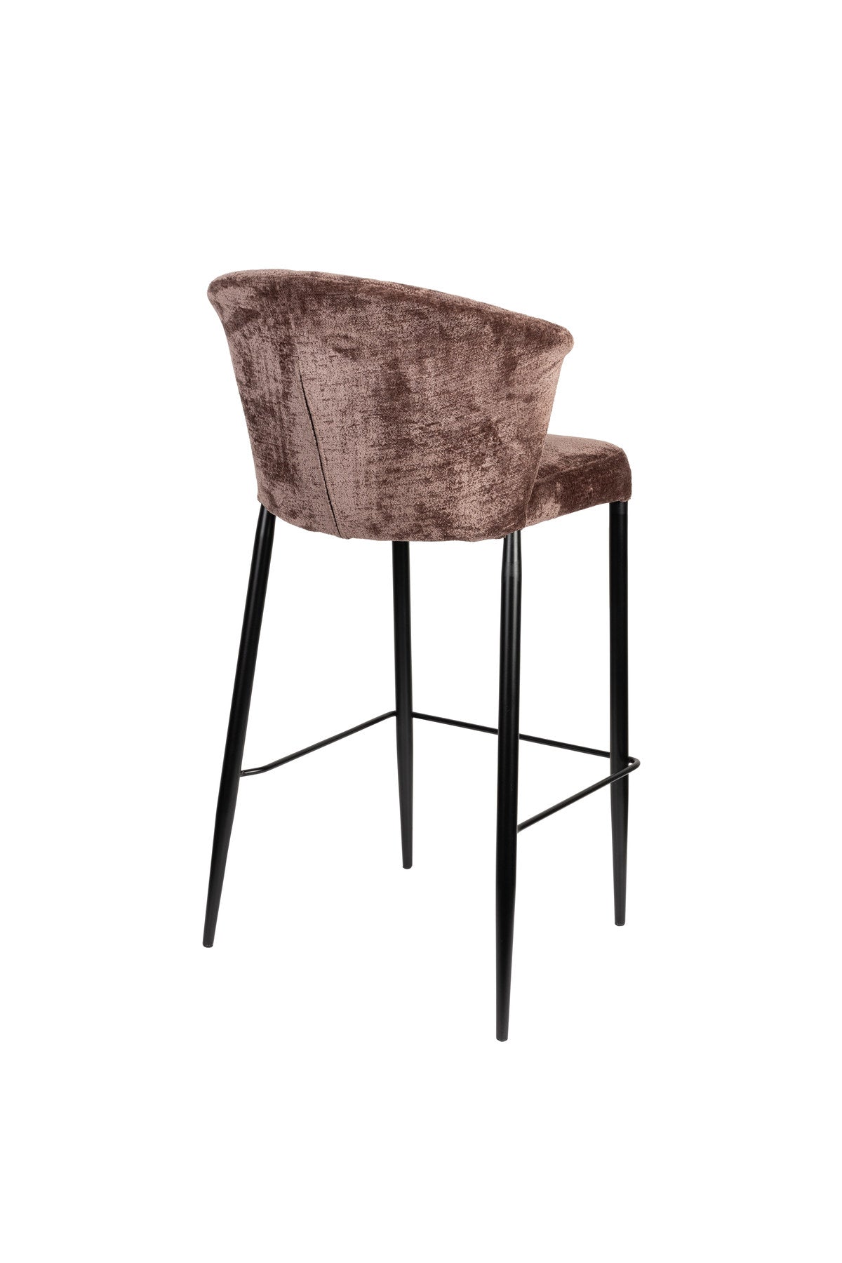 Barhocker Georgia Lila in Lila präsentiert im Onlineshop von KAQTU Design AG. Barstuhl ist von Dutchbone
