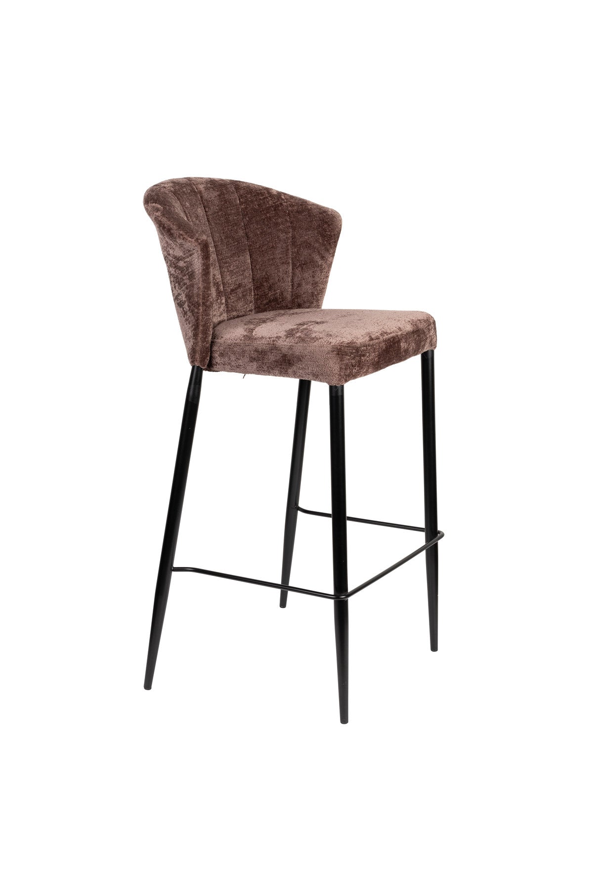 Barhocker Georgia Lila in Lila präsentiert im Onlineshop von KAQTU Design AG. Barstuhl ist von Dutchbone