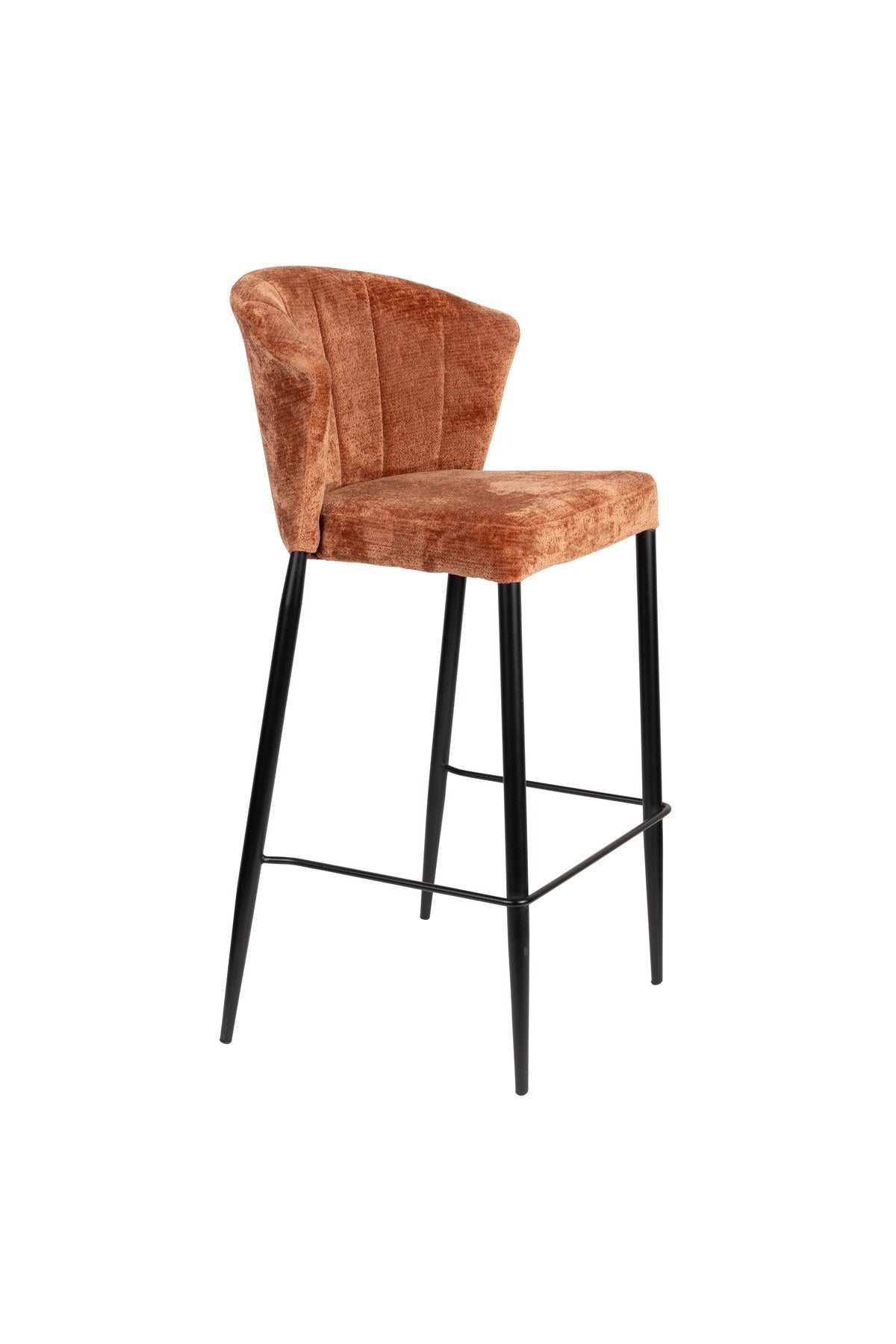 Barhocker Georgia Terra in Rot präsentiert im Onlineshop von KAQTU Design AG. Barstuhl ist von Dutchbone