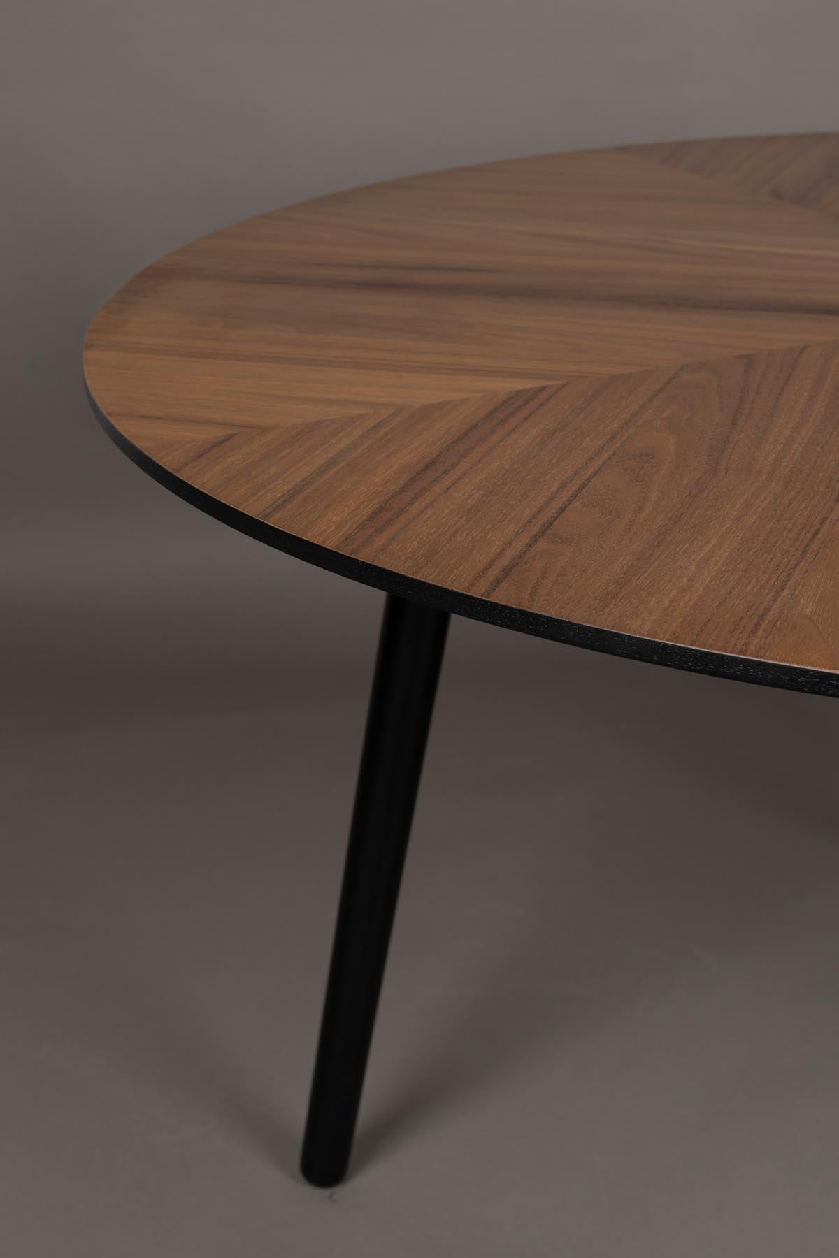 Tisch Clover 120' in Braun präsentiert im Onlineshop von KAQTU Design AG. Esstisch ist von Dutchbone