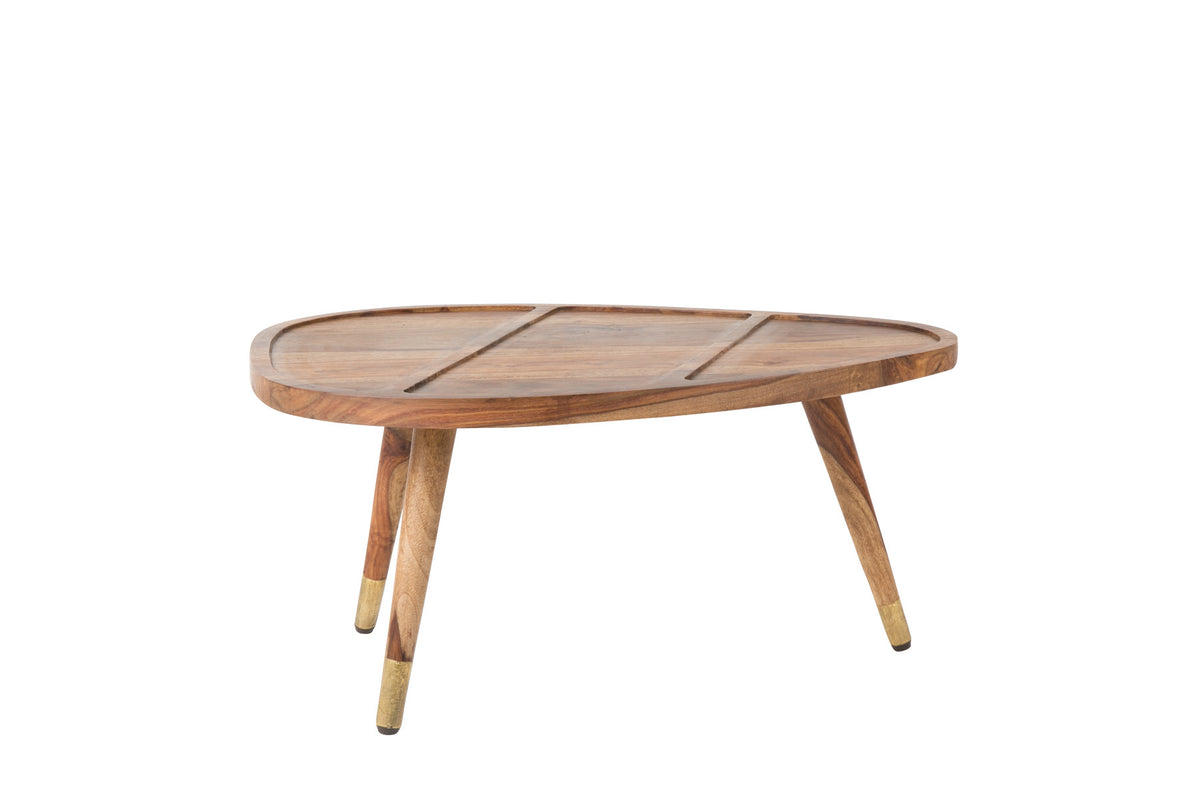 Beistelltisch Sham im 2er Set in Braun präsentiert im Onlineshop von KAQTU Design AG. Couchtisch ist von Dutchbone