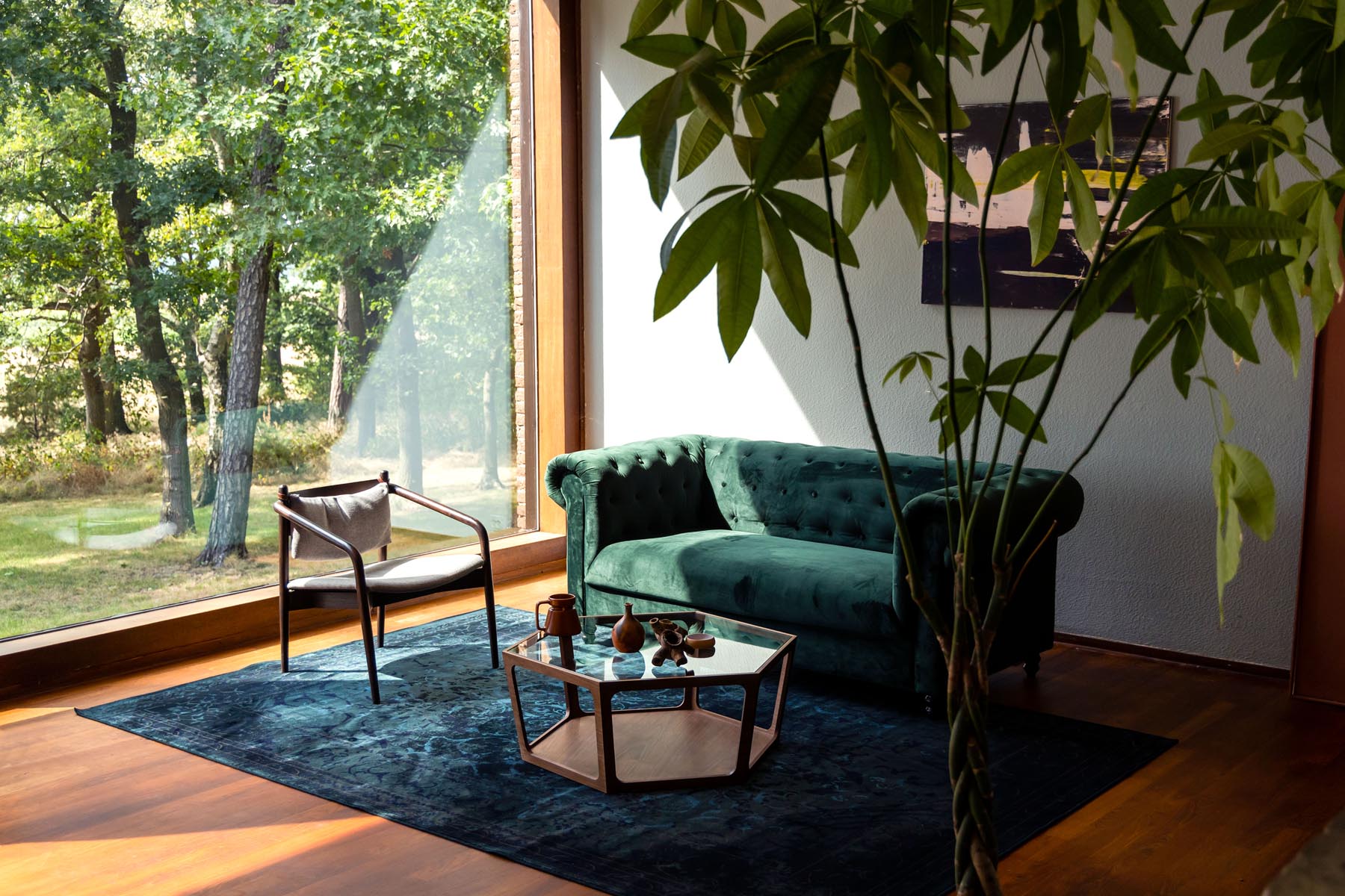 Kaffeetisch Sita in Braun präsentiert im Onlineshop von KAQTU Design AG. Couchtisch ist von Dutchbone