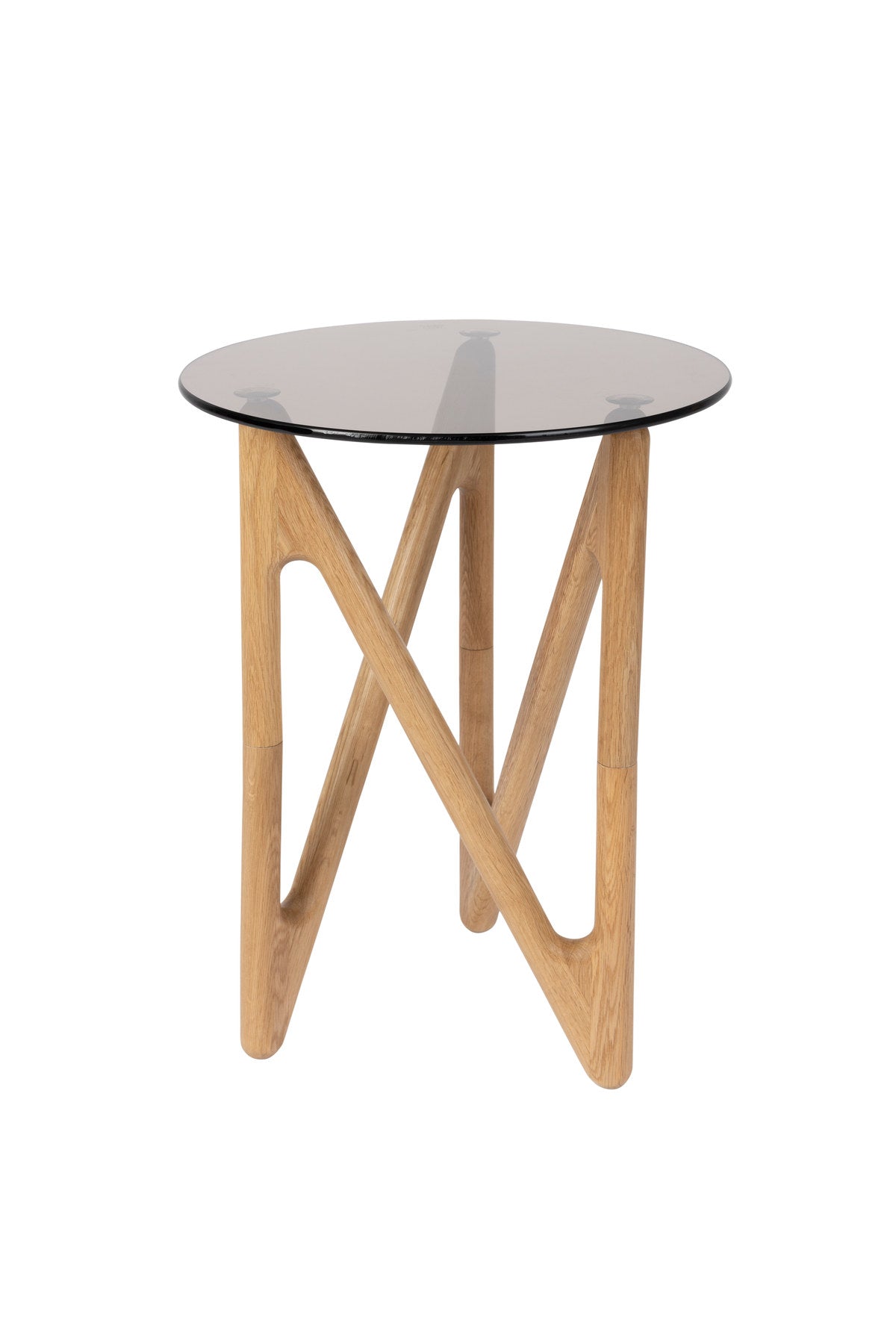 Beistelltisch Naia in Dunkelgrau / Natur präsentiert im Onlineshop von KAQTU Design AG. Beistelltisch ist von Dutchbone