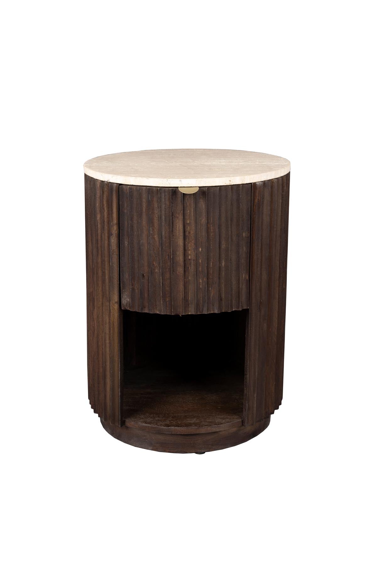 Beistelltisch / Bettgestell Marlow in Braun präsentiert im Onlineshop von KAQTU Design AG. Beistelltisch ist von Dutchbone