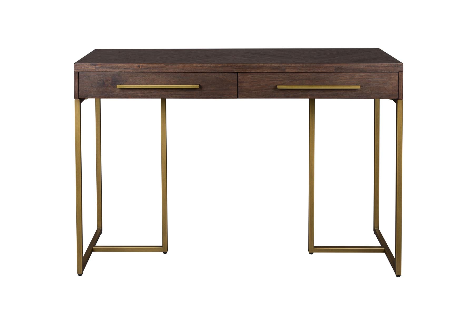 Konsolentisch Class in Braun/Messing präsentiert im Onlineshop von KAQTU Design AG. Schreibtisch ist von Dutchbone
