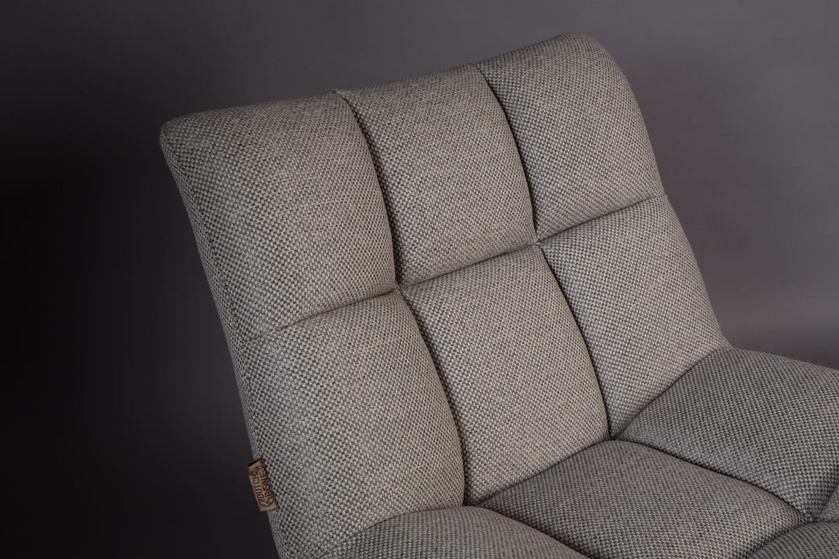 Loungesessel Bar in Grau präsentiert im Onlineshop von KAQTU Design AG. Sessel ist von Dutchbone