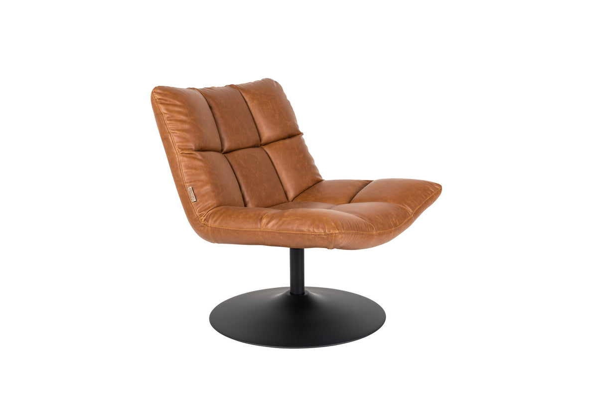 Loungesessel Bar in Braun präsentiert im Onlineshop von KAQTU Design AG. Sessel ist von Dutchbone