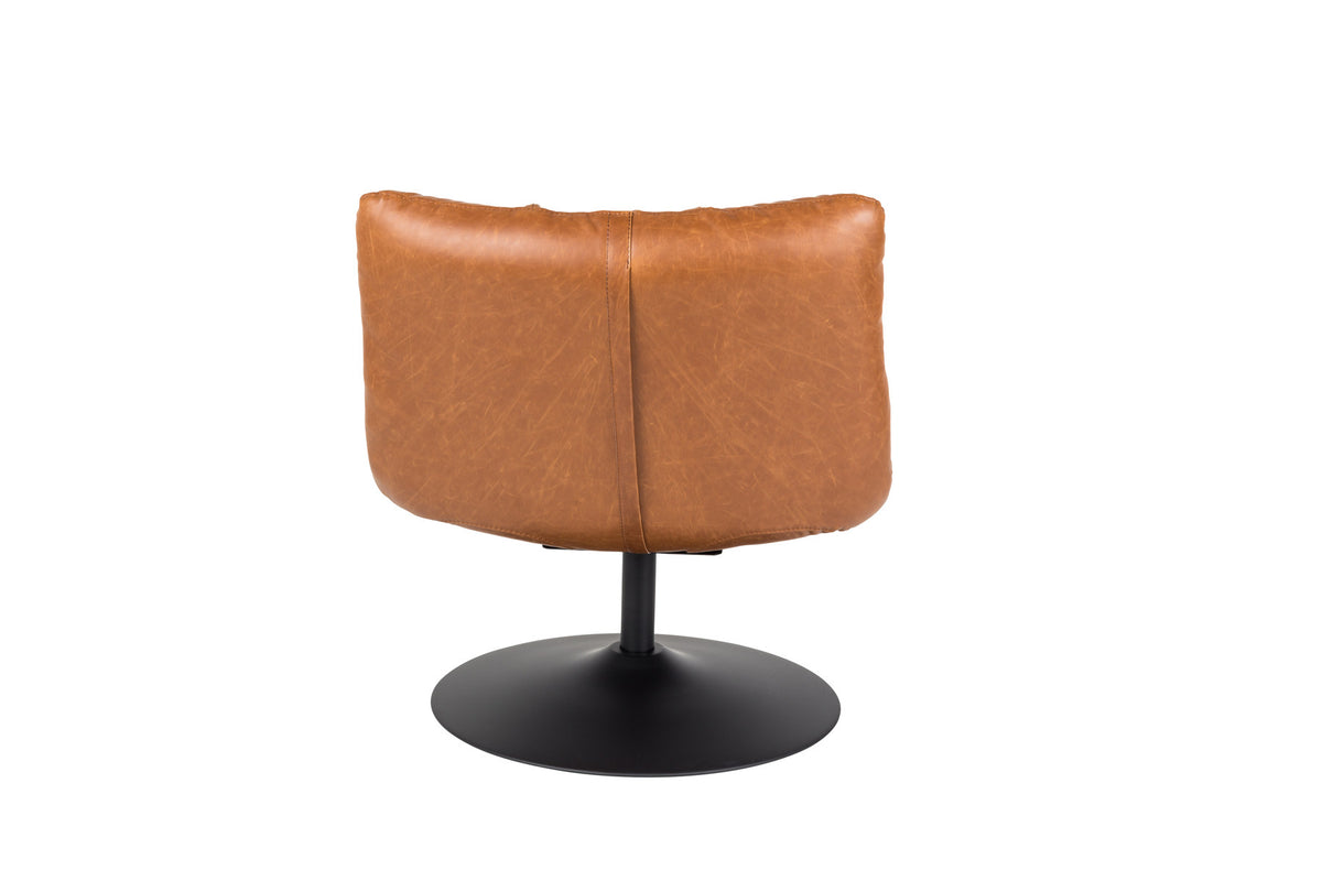 Loungesessel Bar in Braun präsentiert im Onlineshop von KAQTU Design AG. Sessel ist von Dutchbone