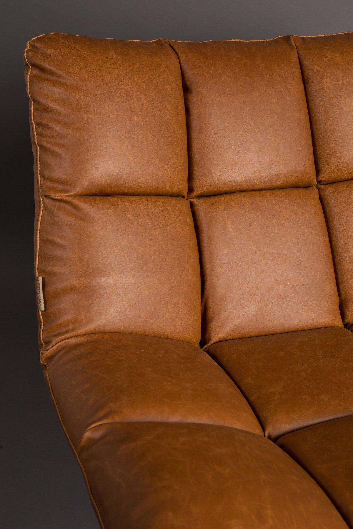 Loungesessel Bar in Braun präsentiert im Onlineshop von KAQTU Design AG. Sessel ist von Dutchbone