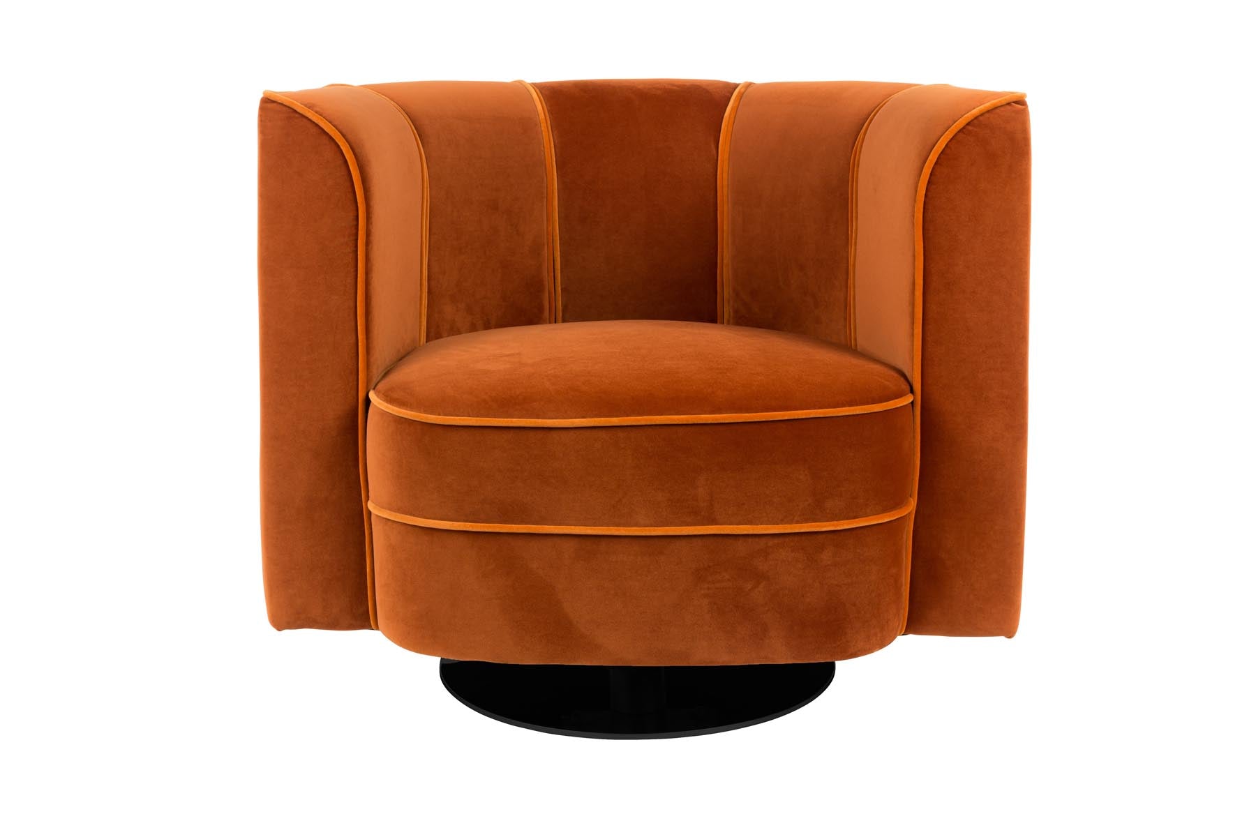 Loungesessel Flower in Orange präsentiert im Onlineshop von KAQTU Design AG. Sessel ist von Dutchbone