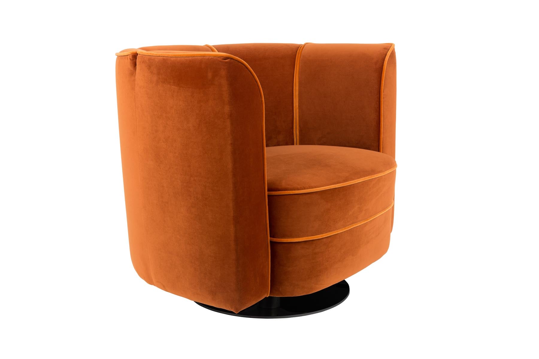 Loungesessel Flower in Orange präsentiert im Onlineshop von KAQTU Design AG. Sessel ist von Dutchbone