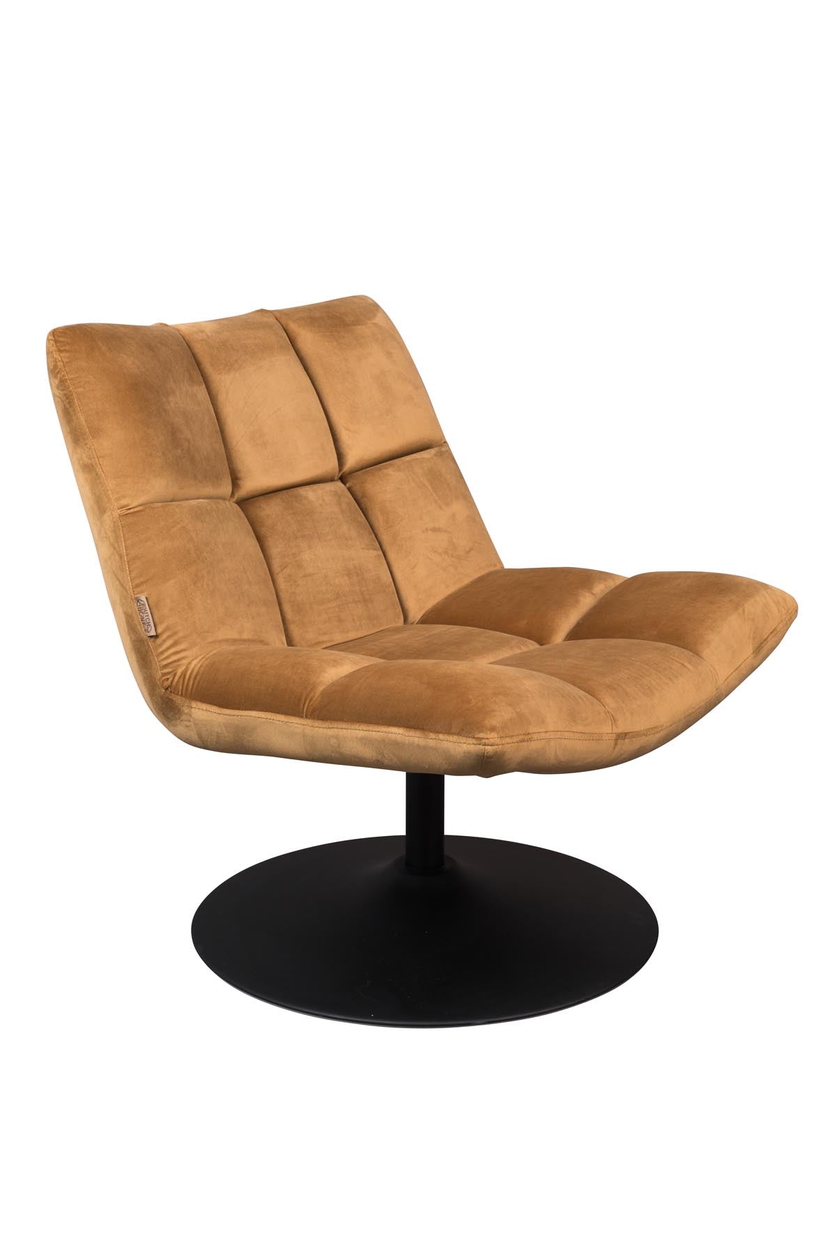 Loungesessel Bar Velvet in Goldbraun präsentiert im Onlineshop von KAQTU Design AG. Sessel ist von Dutchbone