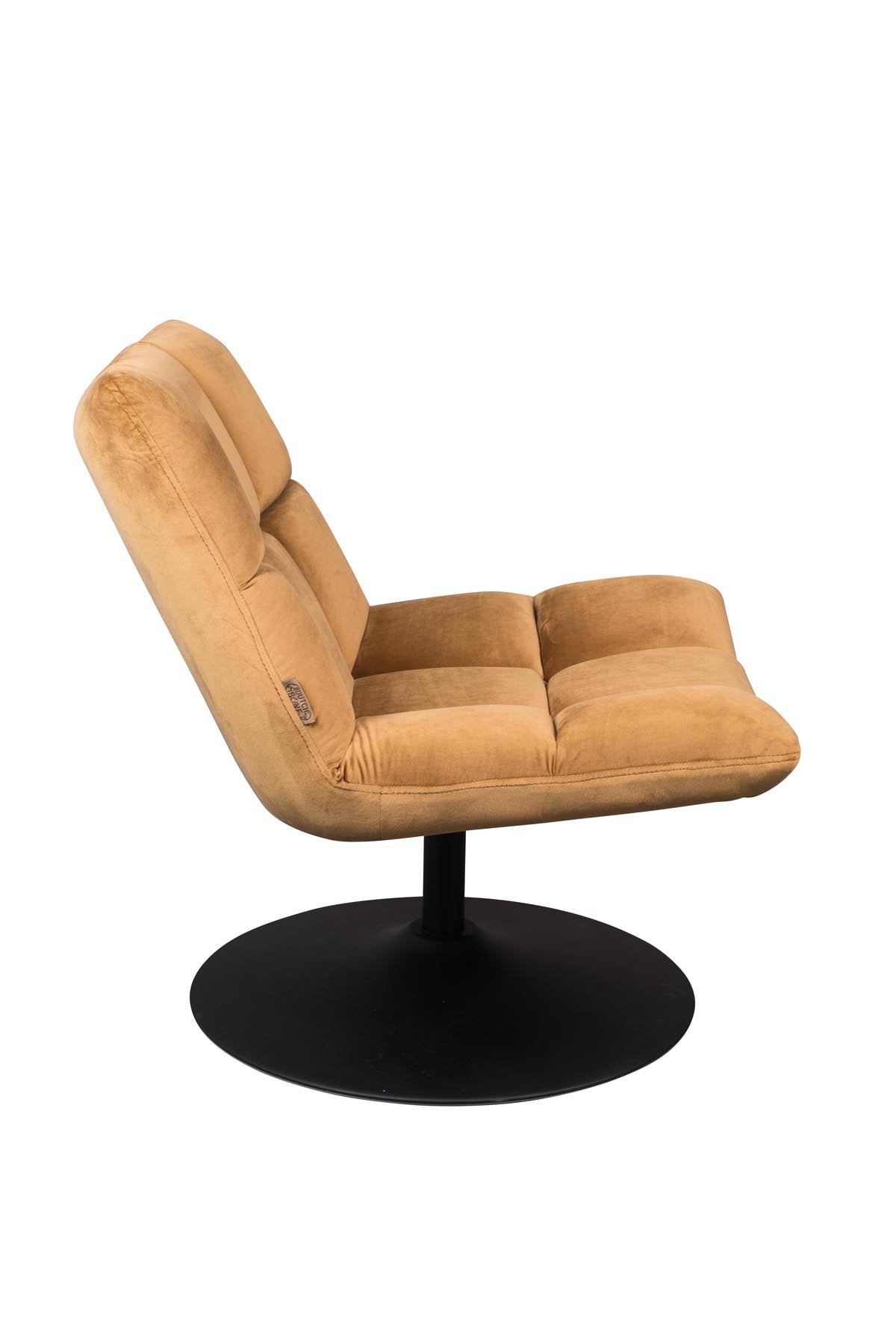 Loungesessel Bar Velvet in Goldbraun präsentiert im Onlineshop von KAQTU Design AG. Sessel ist von Dutchbone