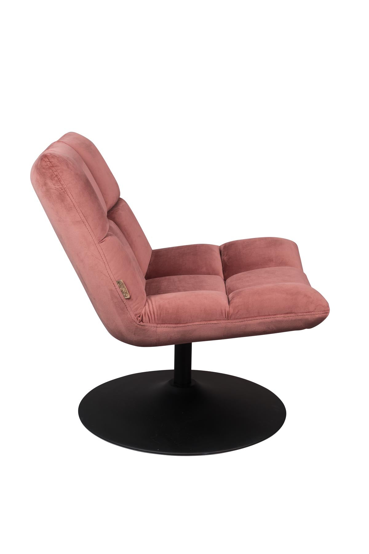 Loungesessel Bar Velvet in Altrosa präsentiert im Onlineshop von KAQTU Design AG. Sessel ist von Dutchbone