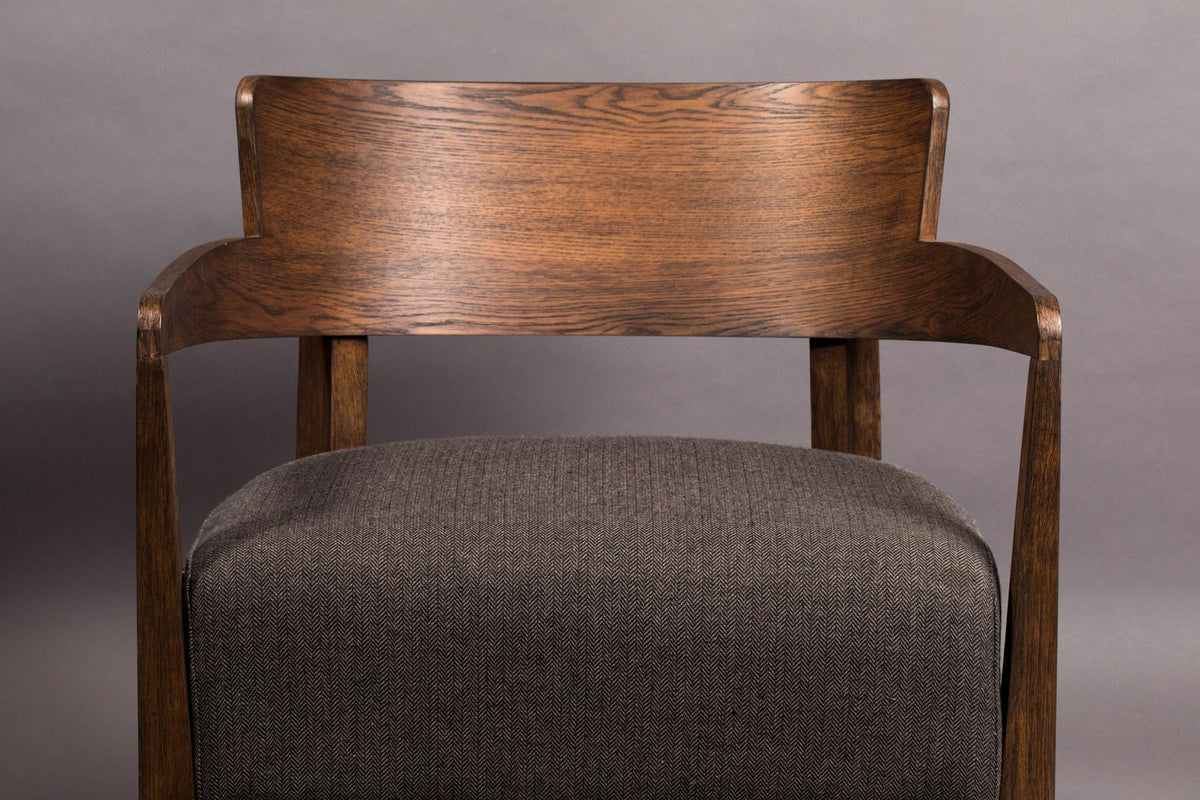Loungesessel Duran in Grau präsentiert im Onlineshop von KAQTU Design AG. Sessel ist von Dutchbone