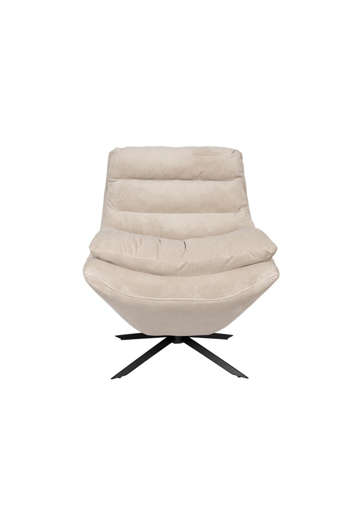 Loungesessel Vince in Beige präsentiert im Onlineshop von KAQTU Design AG. Sessel ist von Dutchbone