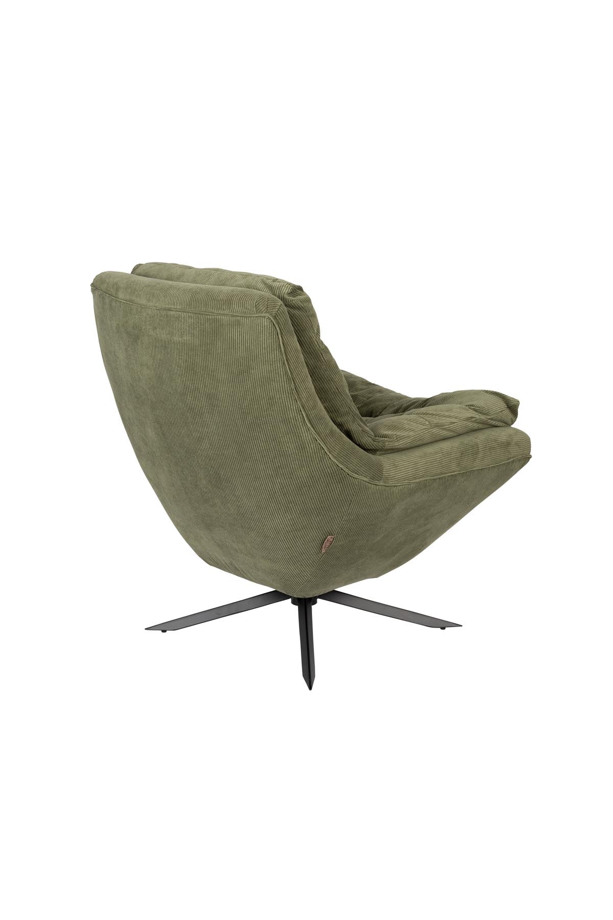 Loungesessel Vince in Grün präsentiert im Onlineshop von KAQTU Design AG. Sessel ist von Dutchbone