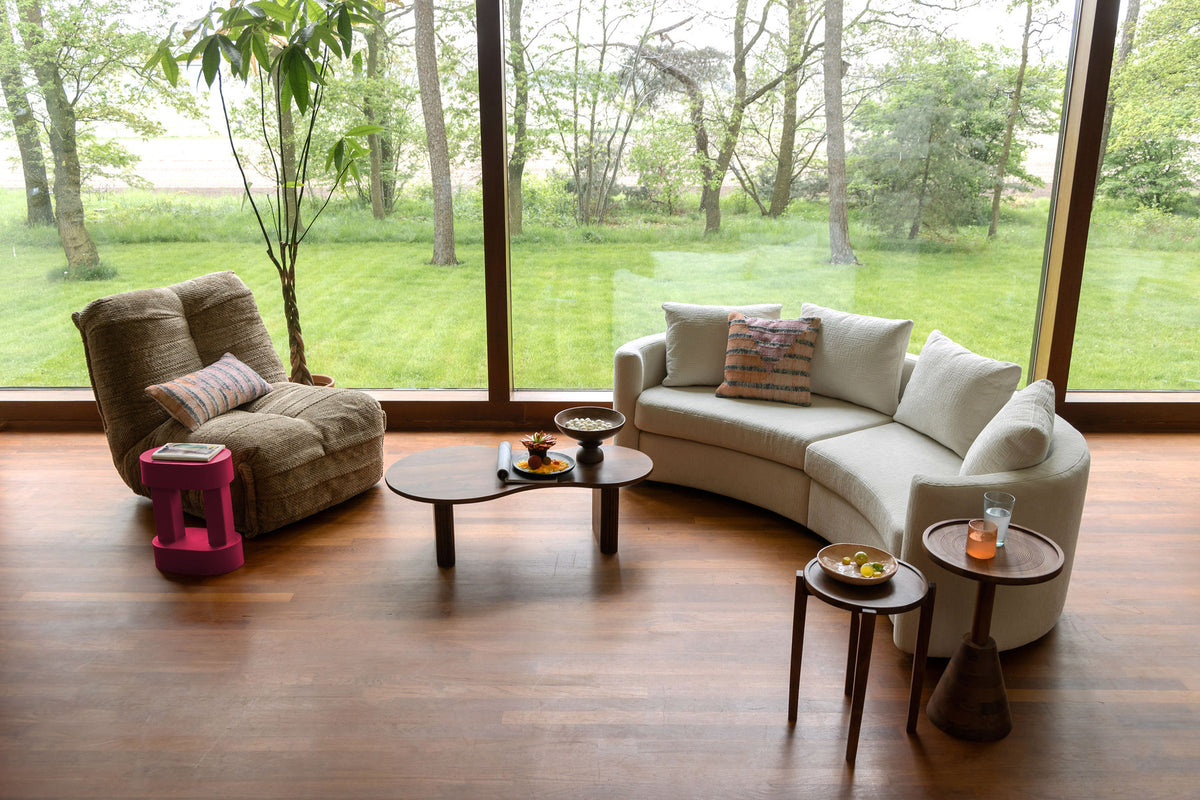 Hamilton Loungesessel Recliner in Braun präsentiert im Onlineshop von KAQTU Design AG. Sessel ist von Dutchbone