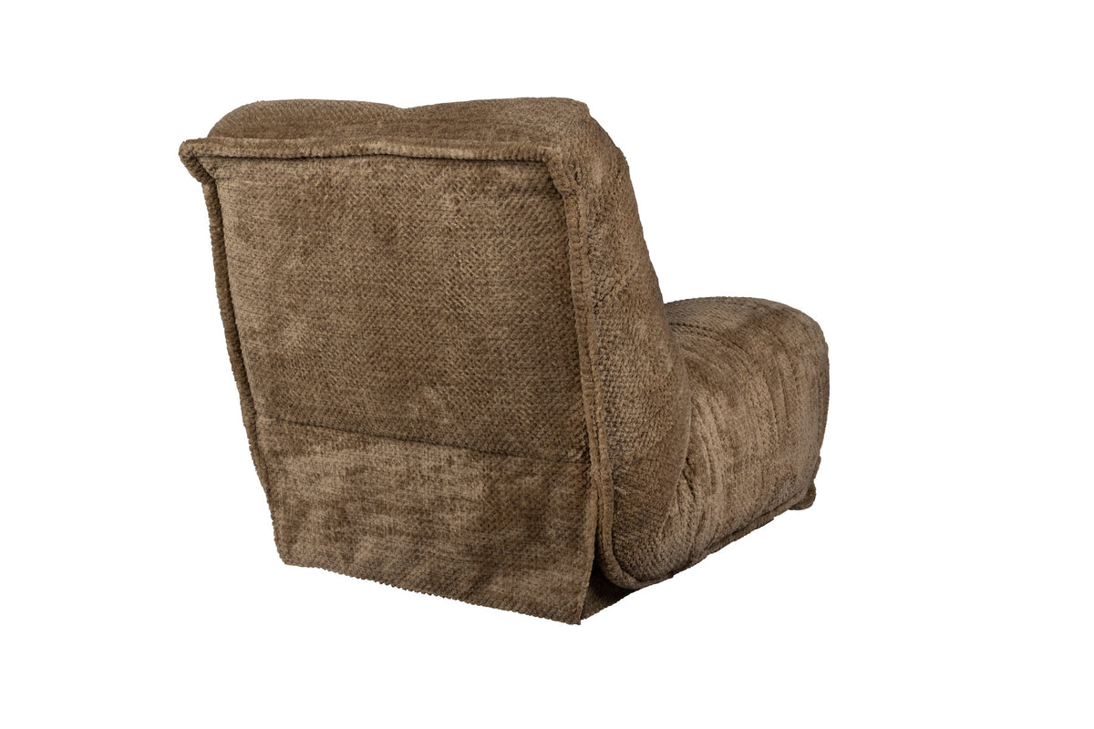 Hamilton Loungesessel Recliner in Braun präsentiert im Onlineshop von KAQTU Design AG. Sessel ist von Dutchbone