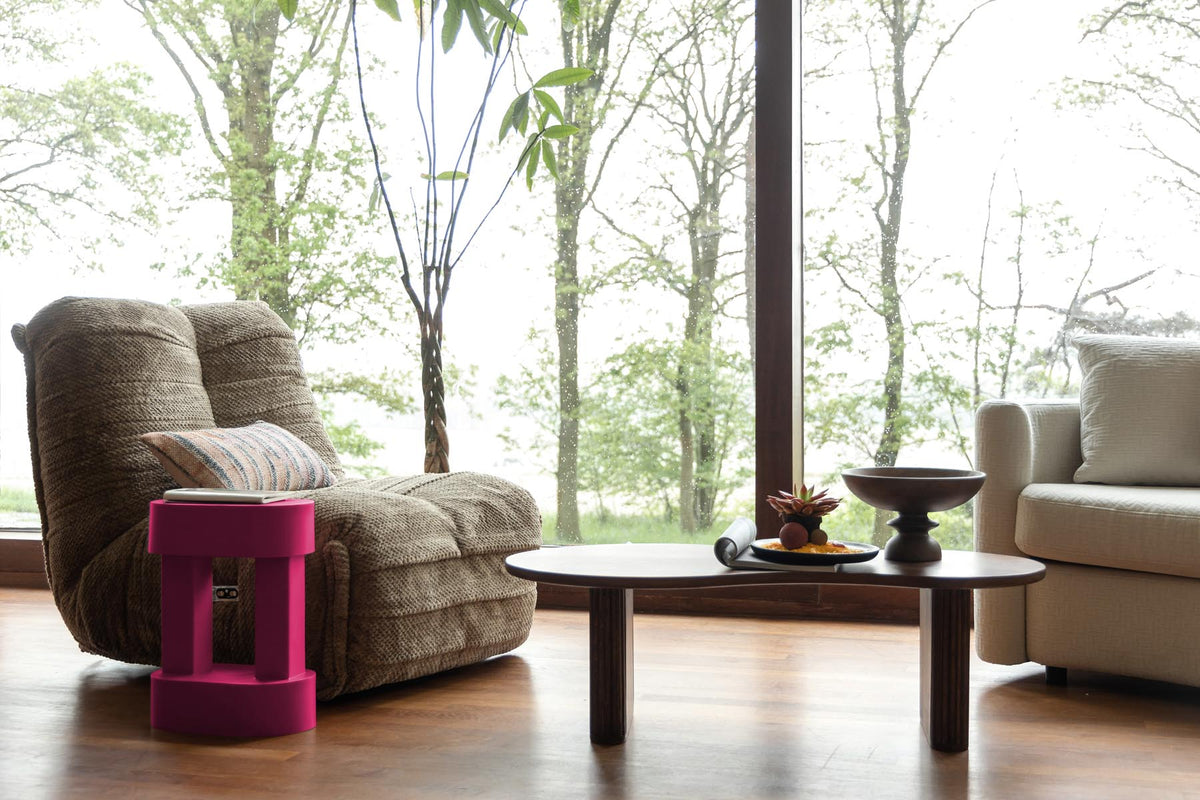 Hamilton Loungesessel Recliner in Braun präsentiert im Onlineshop von KAQTU Design AG. Sessel ist von Dutchbone