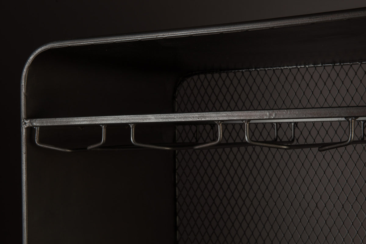 Cabinet Vino in Braun präsentiert im Onlineshop von KAQTU Design AG. Weinregal ist von Dutchbone