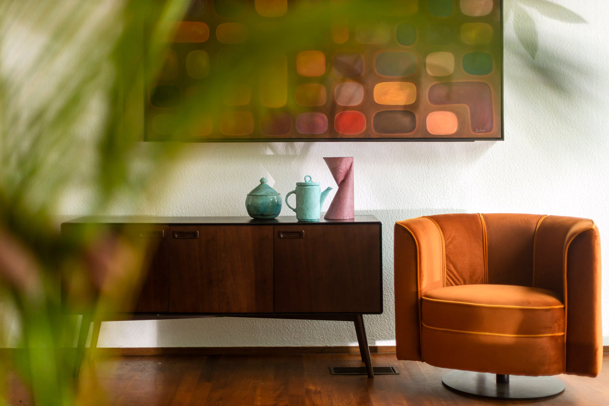 Sideboard Juju High in Mehrfarbig präsentiert im Onlineshop von KAQTU Design AG. Sideboard ist von Dutchbone