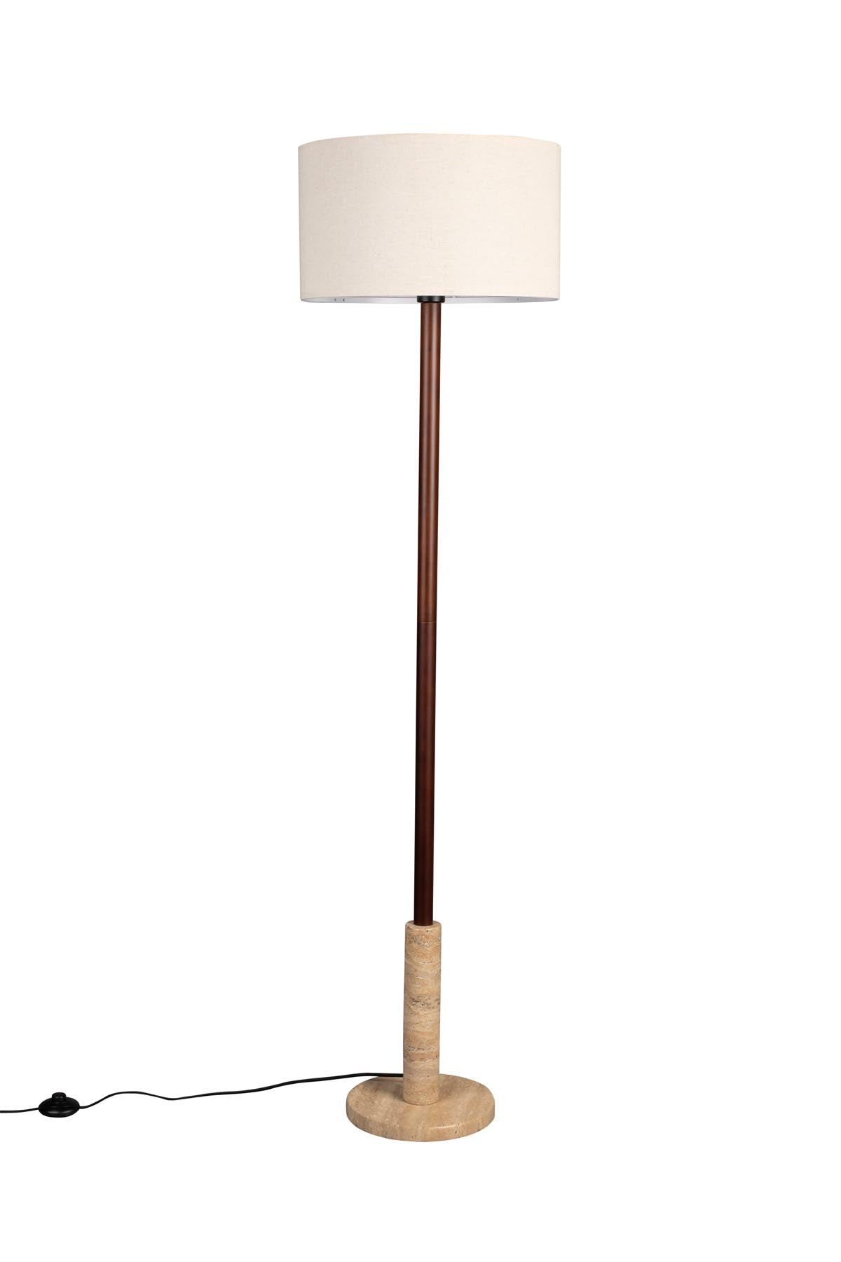 Stehlampe Jackson in Beige präsentiert im Onlineshop von KAQTU Design AG. Stehleuchte ist von Dutchbone