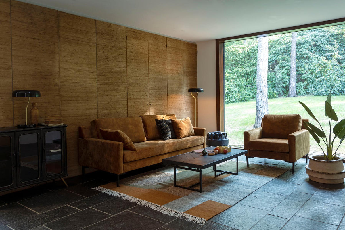Teppich Pavilion in Grünbraun präsentiert im Onlineshop von KAQTU Design AG. Teppich ist von Dutchbone