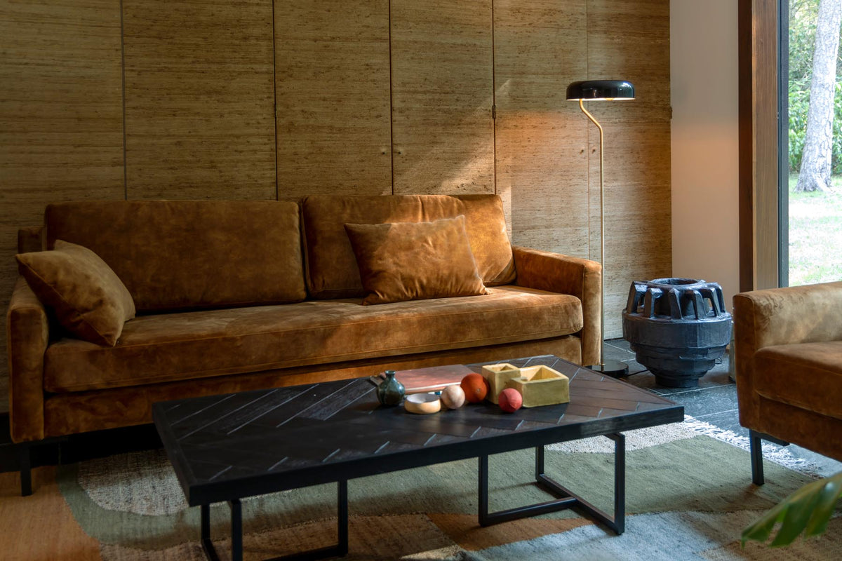 Teppich Pavilion in Grünbraun präsentiert im Onlineshop von KAQTU Design AG. Teppich ist von Dutchbone
