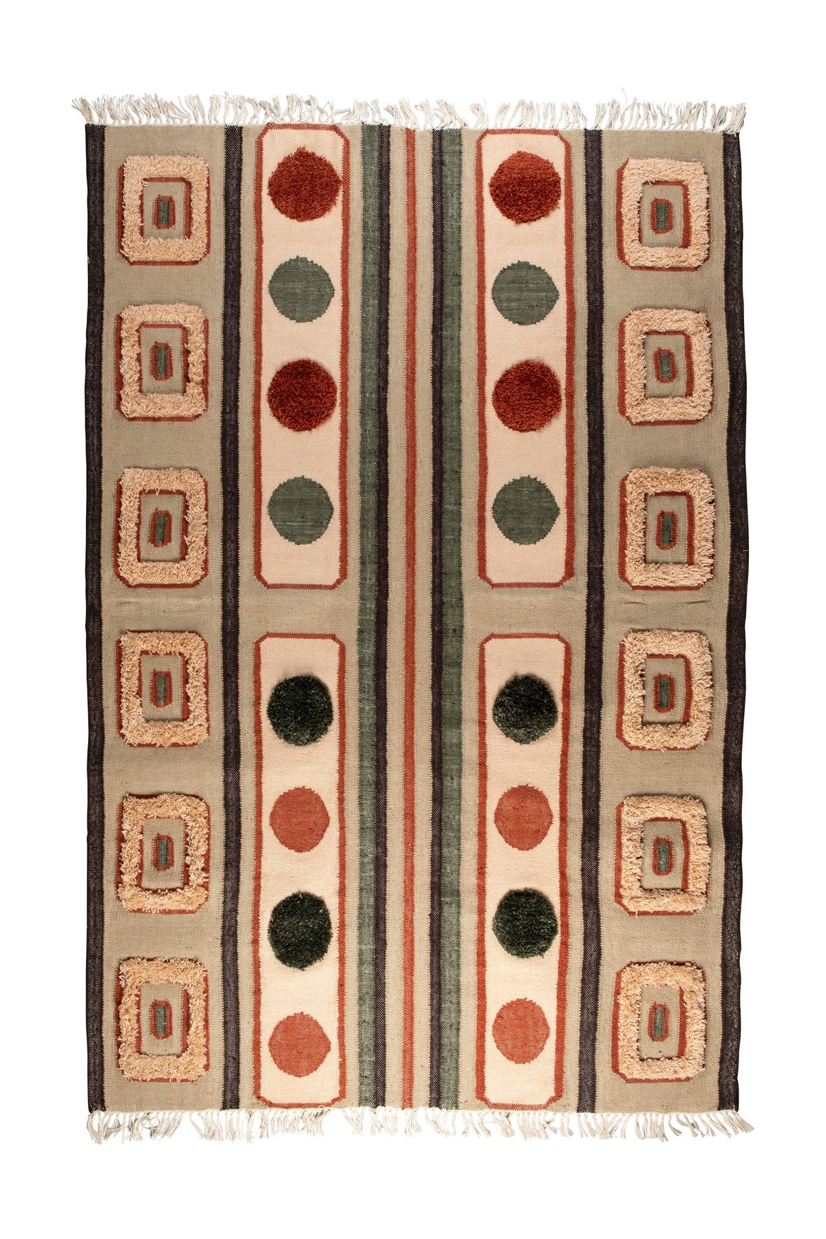 Teppich Haydon 200x300 in Mehrfarbig präsentiert im Onlineshop von KAQTU Design AG. Teppich ist von Dutchbone