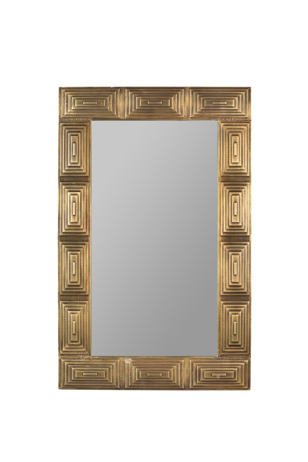 Spiegel Volan in Gold präsentiert im Onlineshop von KAQTU Design AG. Wandspiegel ist von Dutchbone