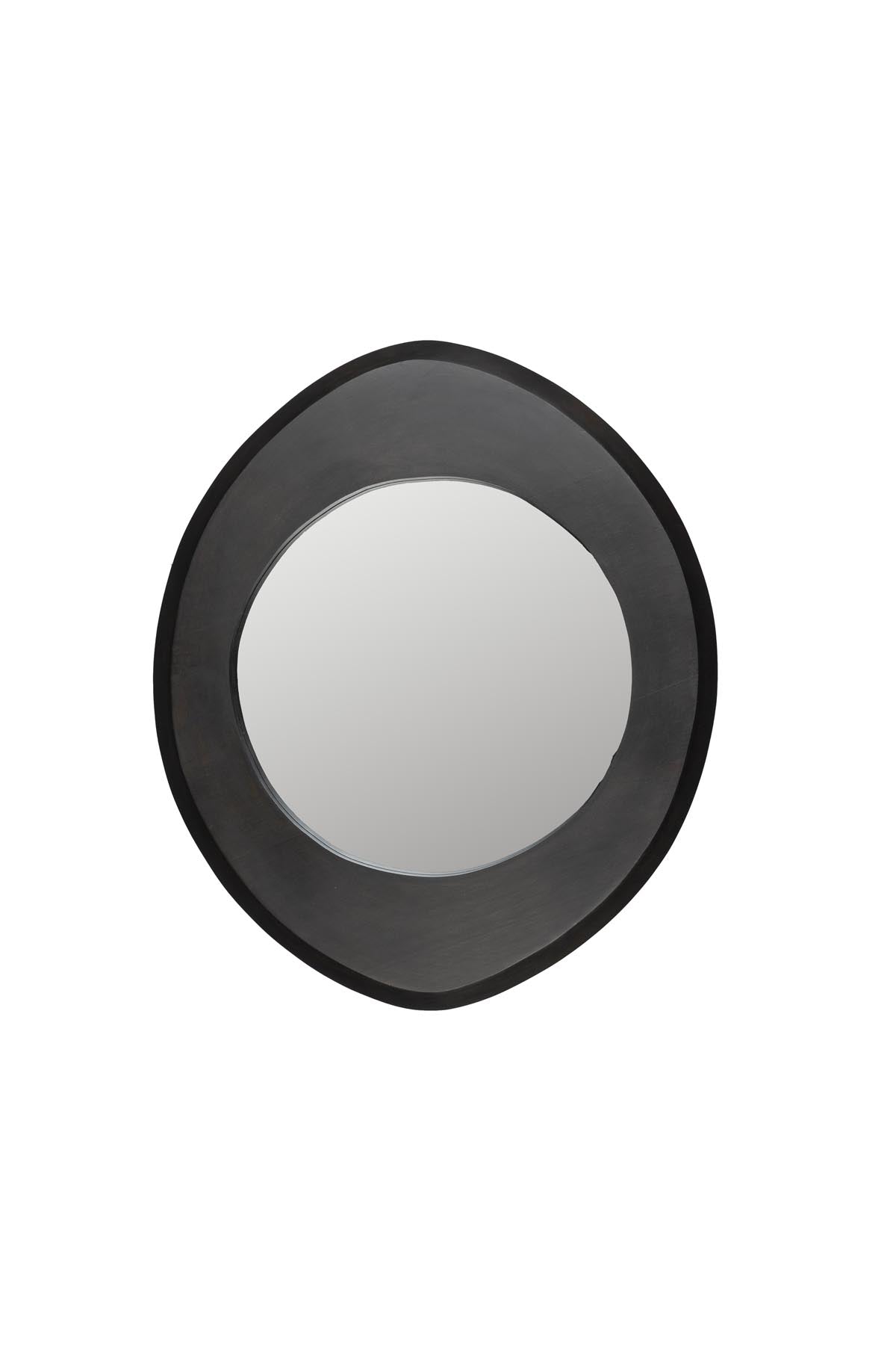 Spiegel Aren Wood in Schwarz präsentiert im Onlineshop von KAQTU Design AG. Wandspiegel ist von Dutchbone