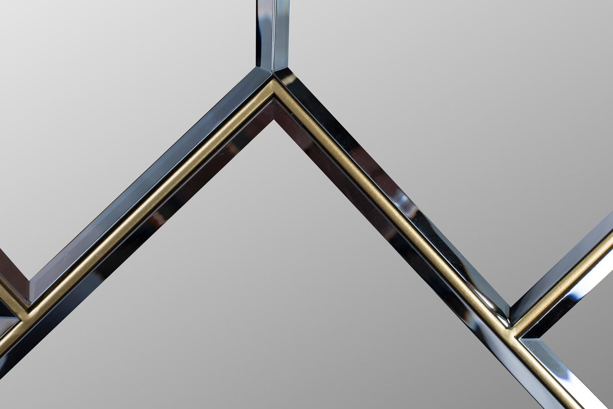 Spiegel Miyu in Gold präsentiert im Onlineshop von KAQTU Design AG. Wandspiegel ist von Dutchbone