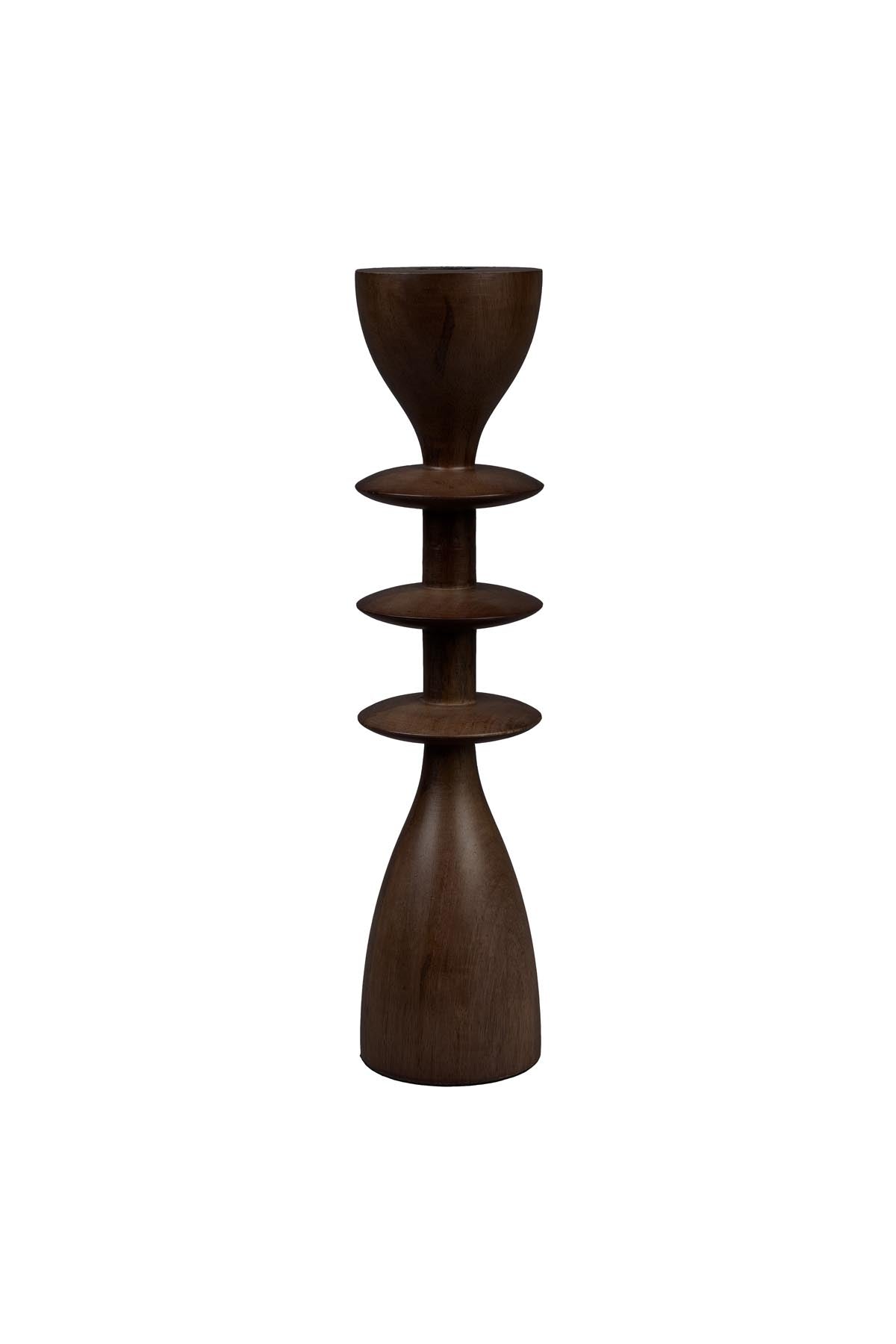 Kerzenhalter Pernilla in Braun präsentiert im Onlineshop von KAQTU Design AG. Kerzenständer ist von Dutchbone