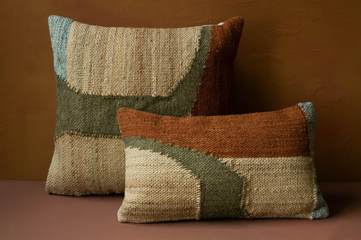 Kissen Pavillon 45x45 in Beige präsentiert im Onlineshop von KAQTU Design AG. Deko Kissen ist von Dutchbone