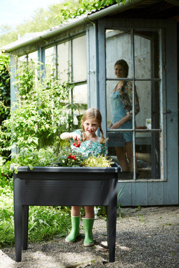 ELHO Anzuchttisch green basics XXL living black 75x37x65 cm in Living black, Schwarz, 433 präsentiert im Onlineshop von KAQTU Design AG. Anzuchttopf ist von ELHO